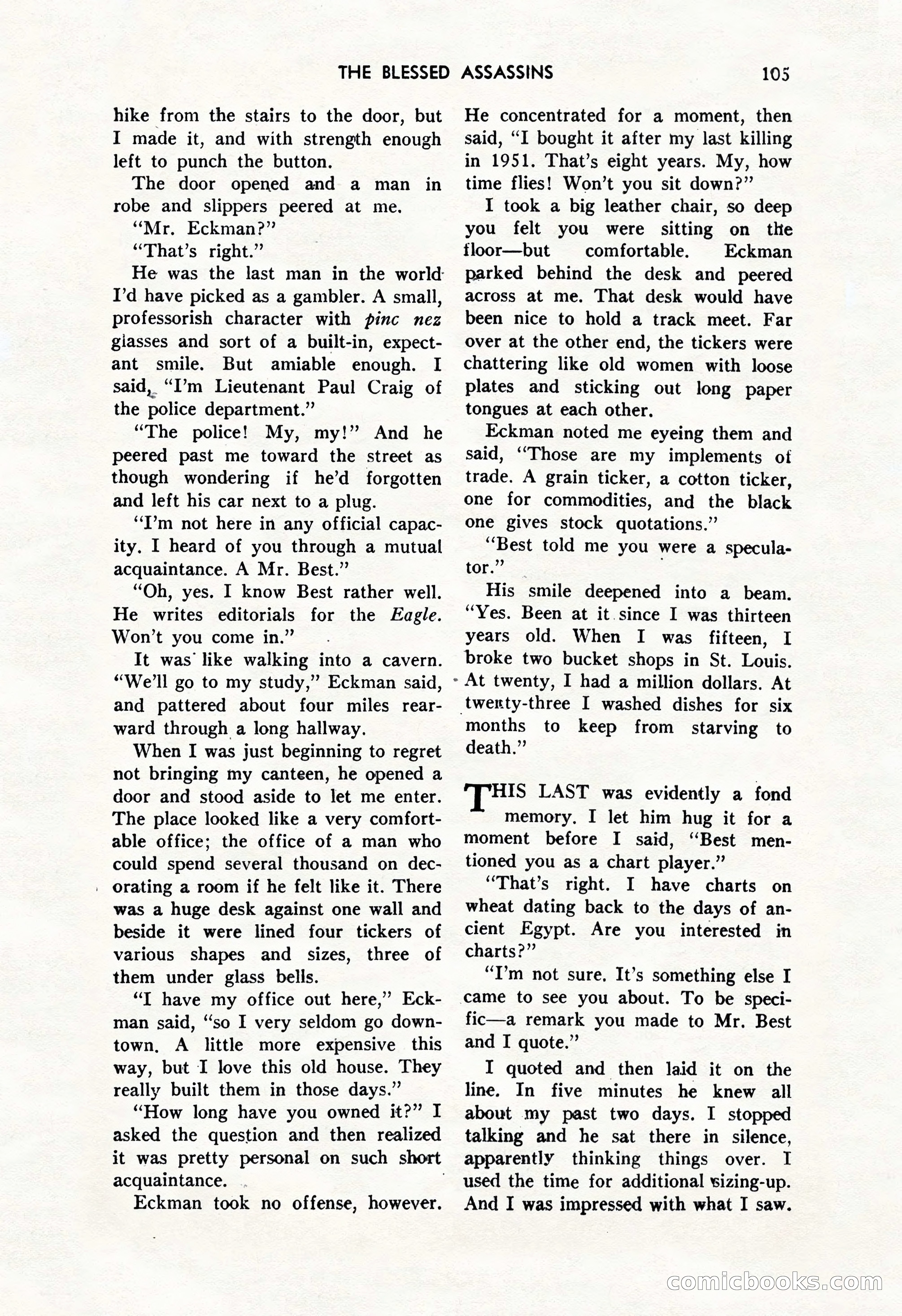 Amazing Stories, October 1952 — page 105 of 164