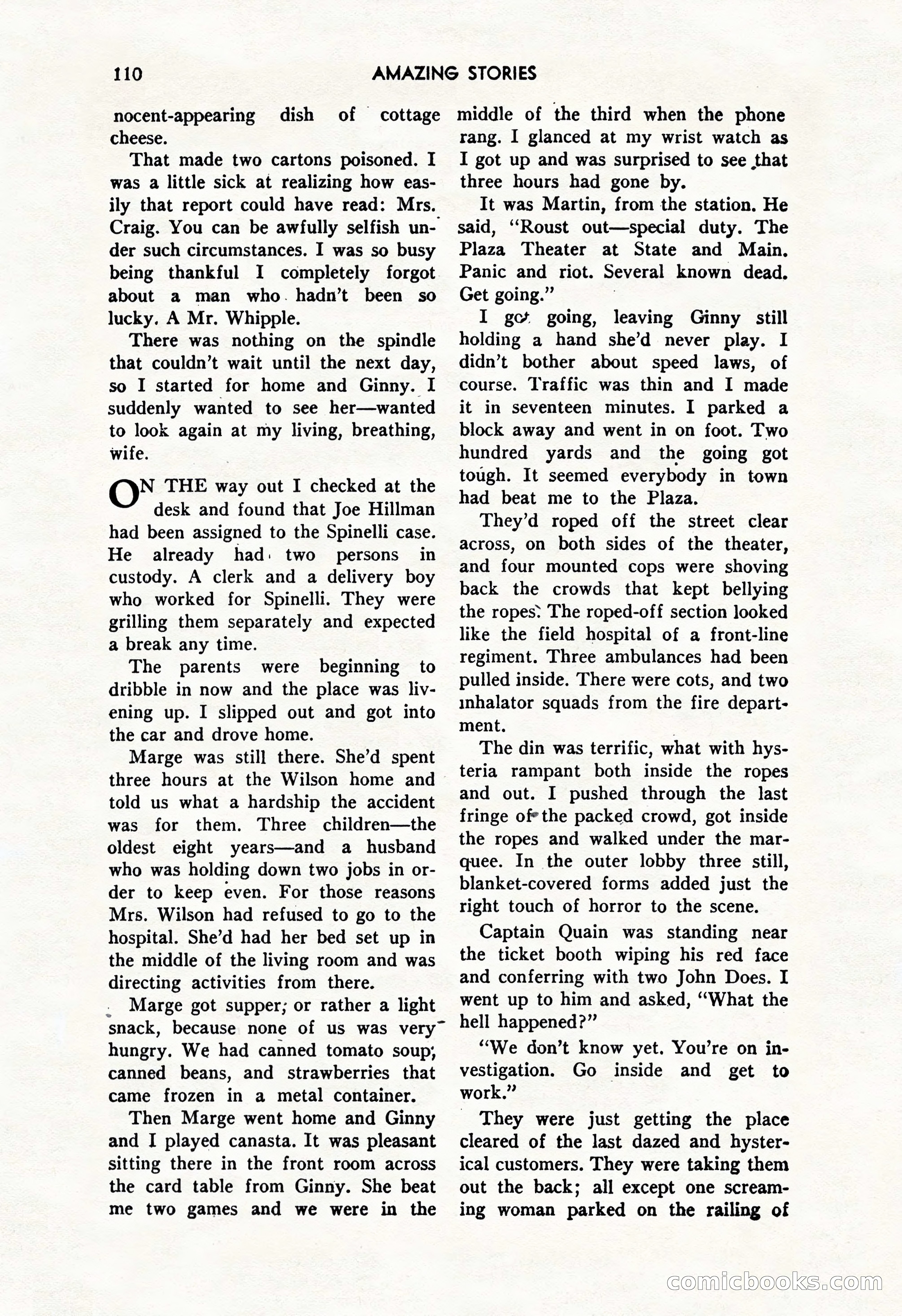 Amazing Stories, October 1952 — page 110 of 164