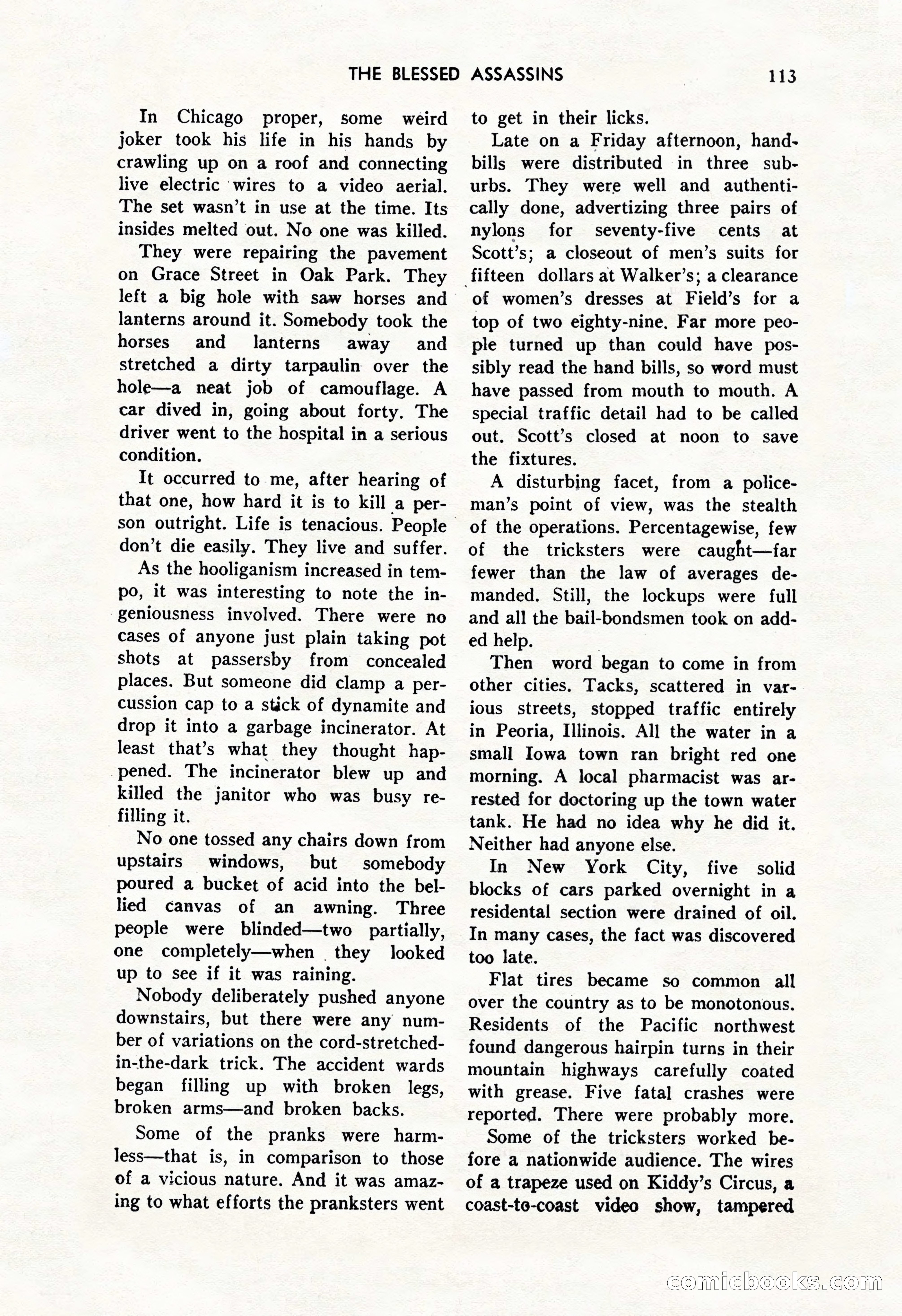 Amazing Stories, October 1952 — page 113 of 164