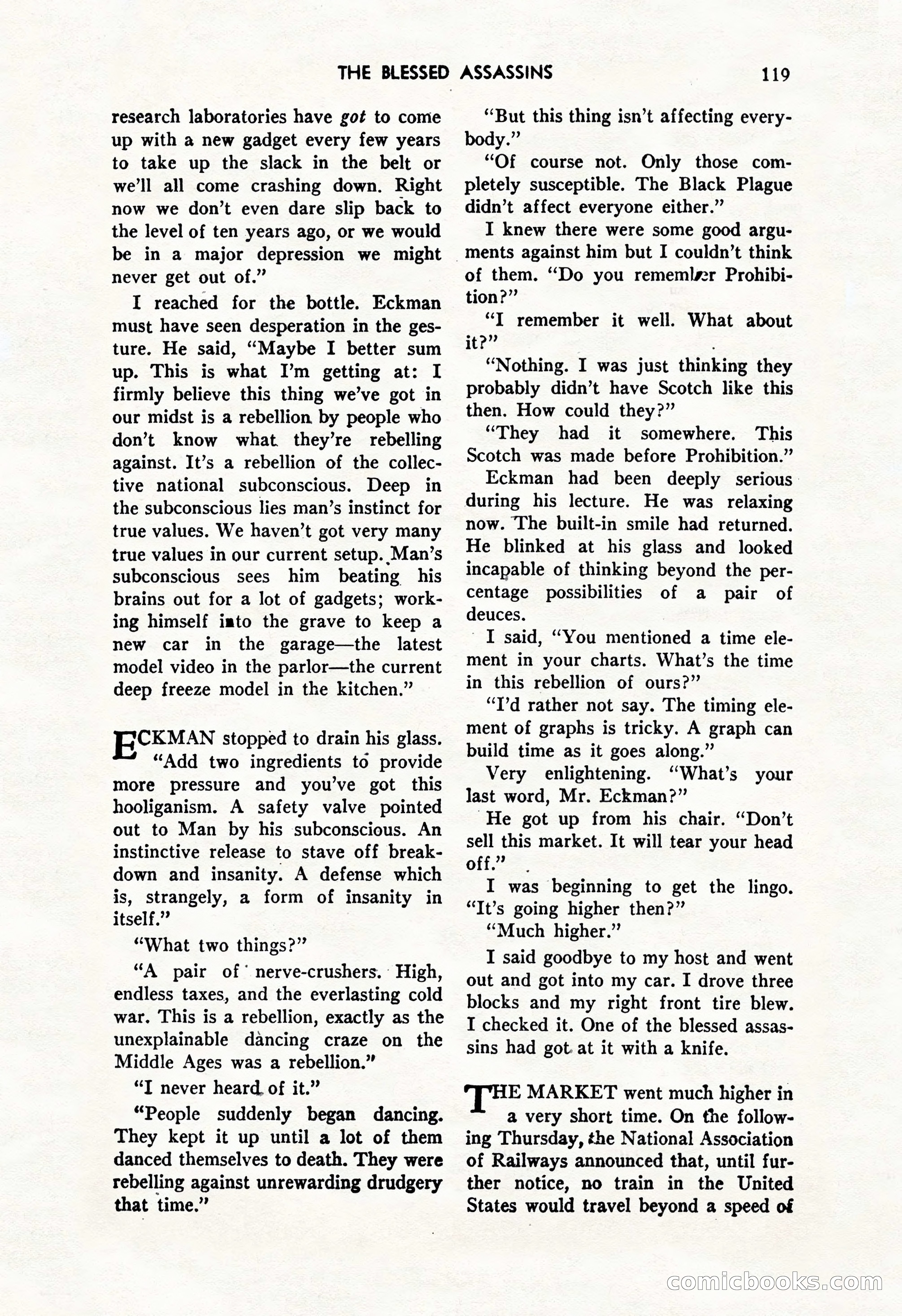 Amazing Stories, October 1952 — page 119 of 164