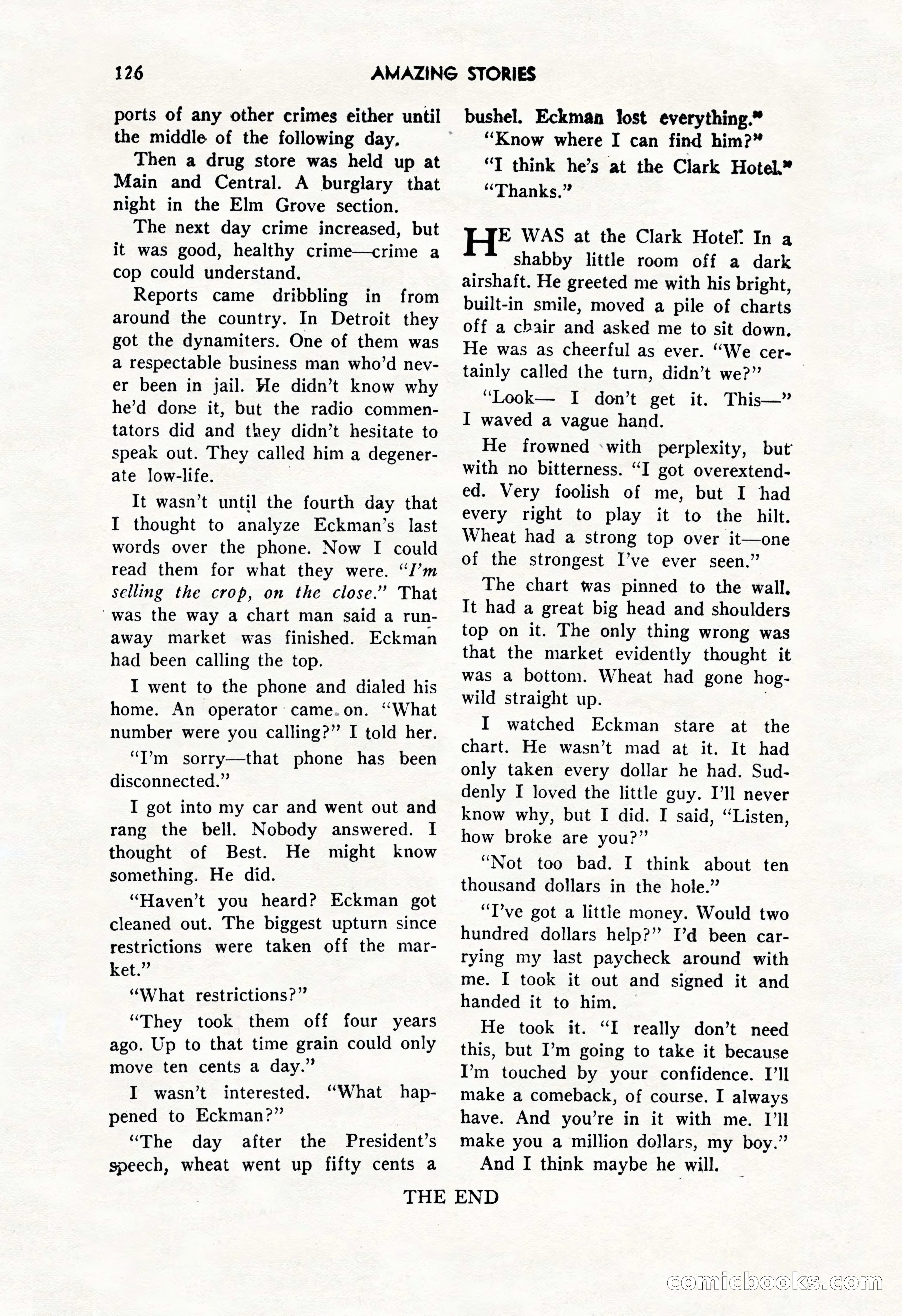 Amazing Stories, October 1952 — page 126 of 164