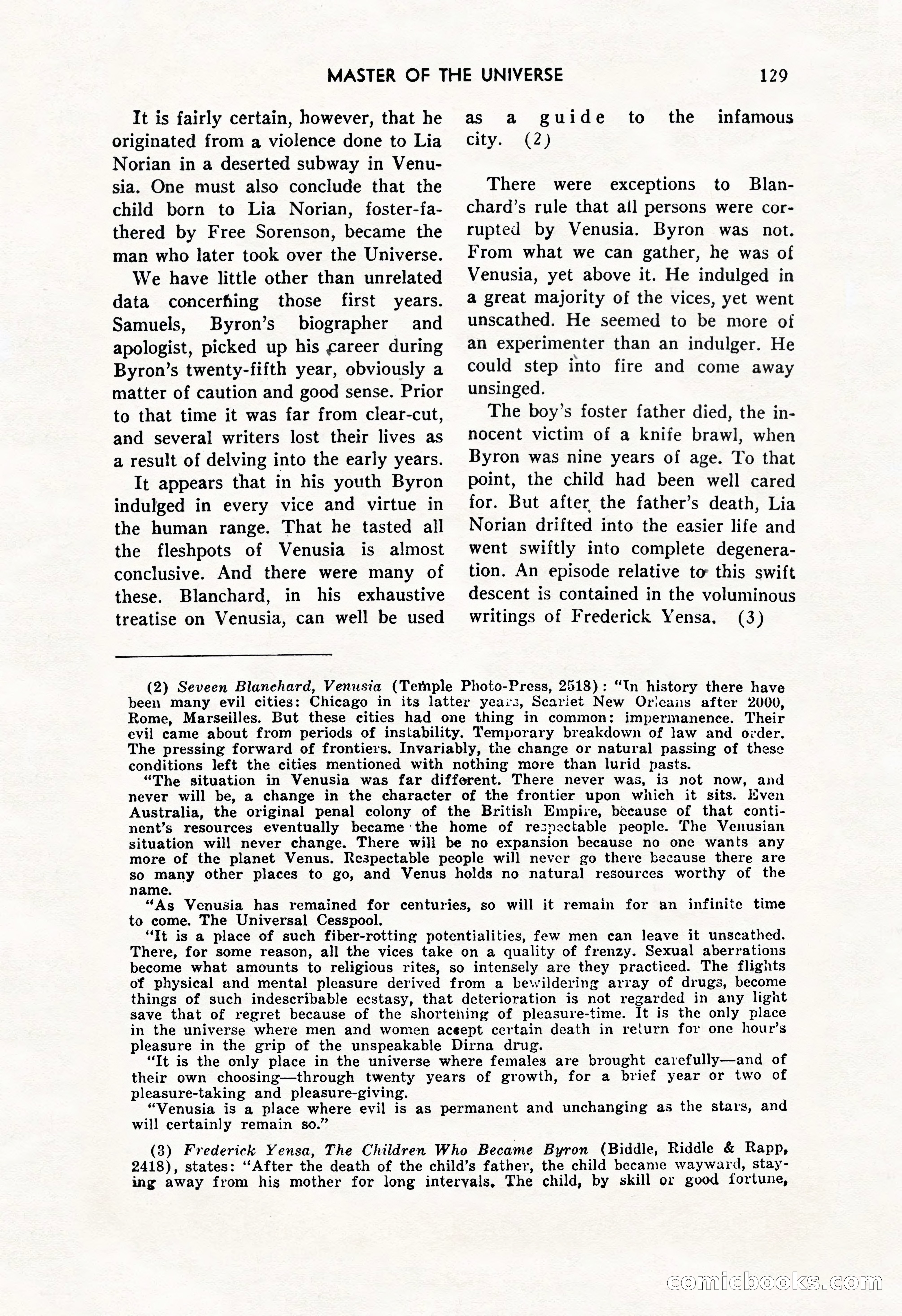 Amazing Stories, October 1952 — page 129 of 164