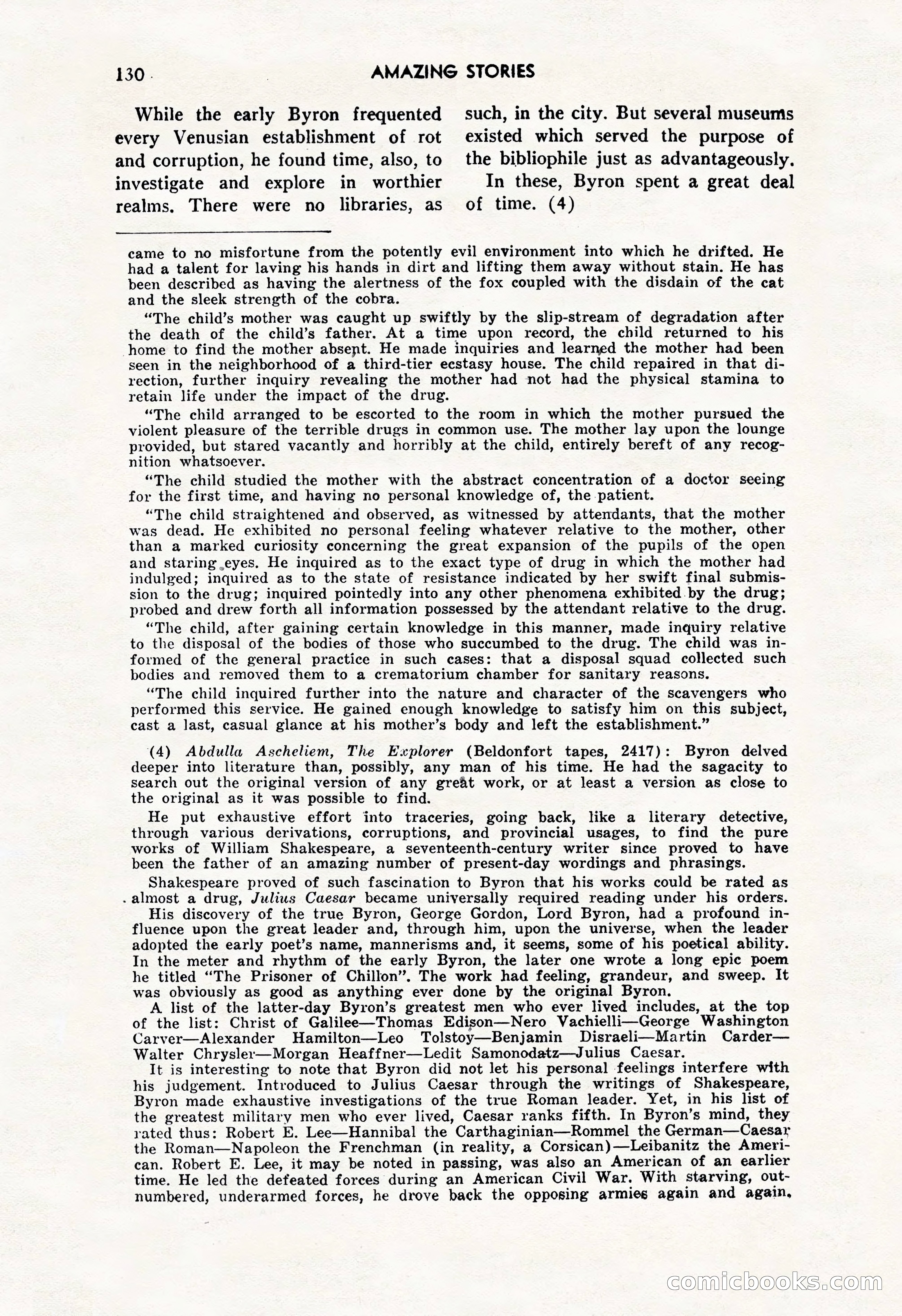 Amazing Stories, October 1952 — page 130 of 164