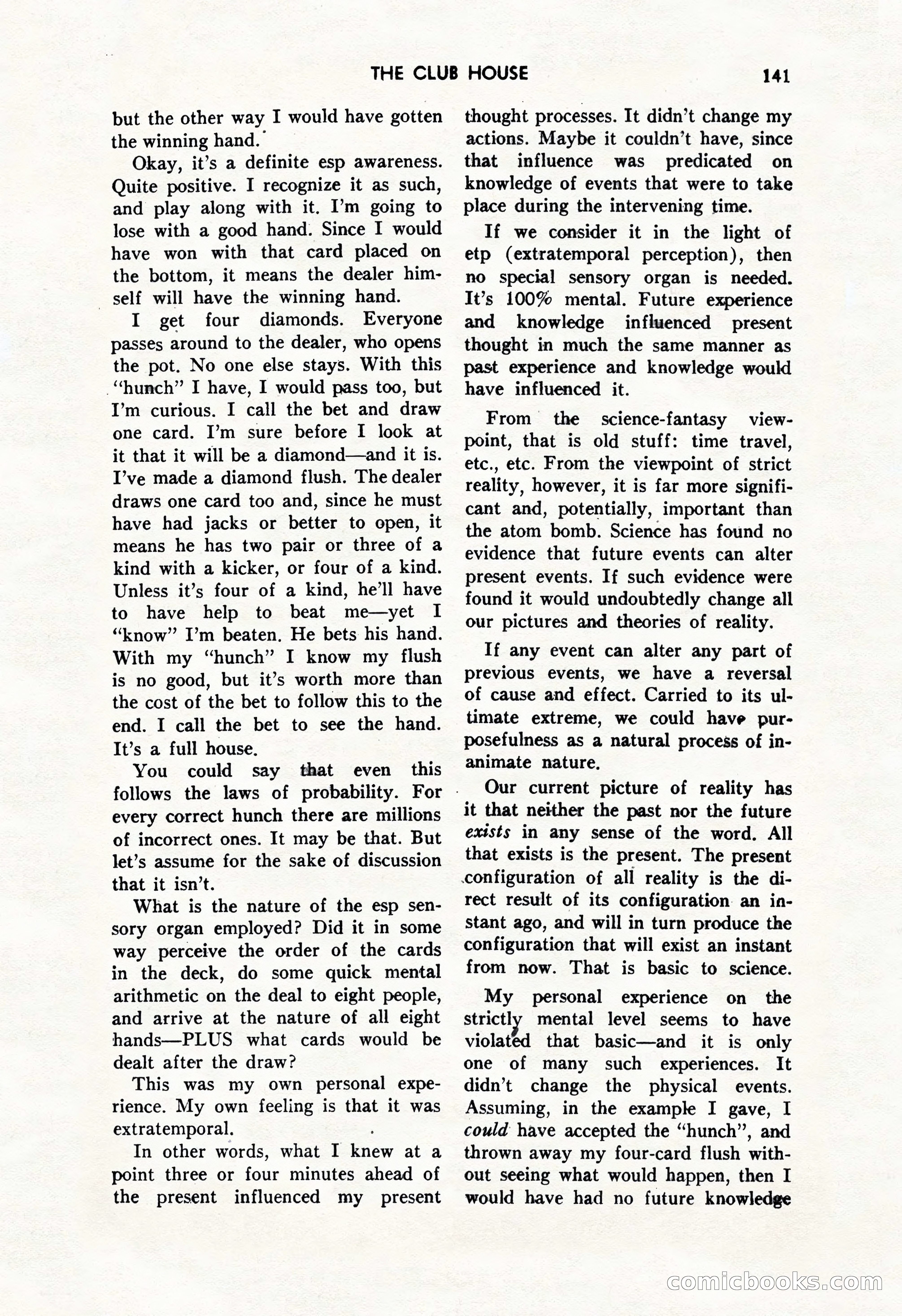 Amazing Stories, October 1952 — page 141 of 164