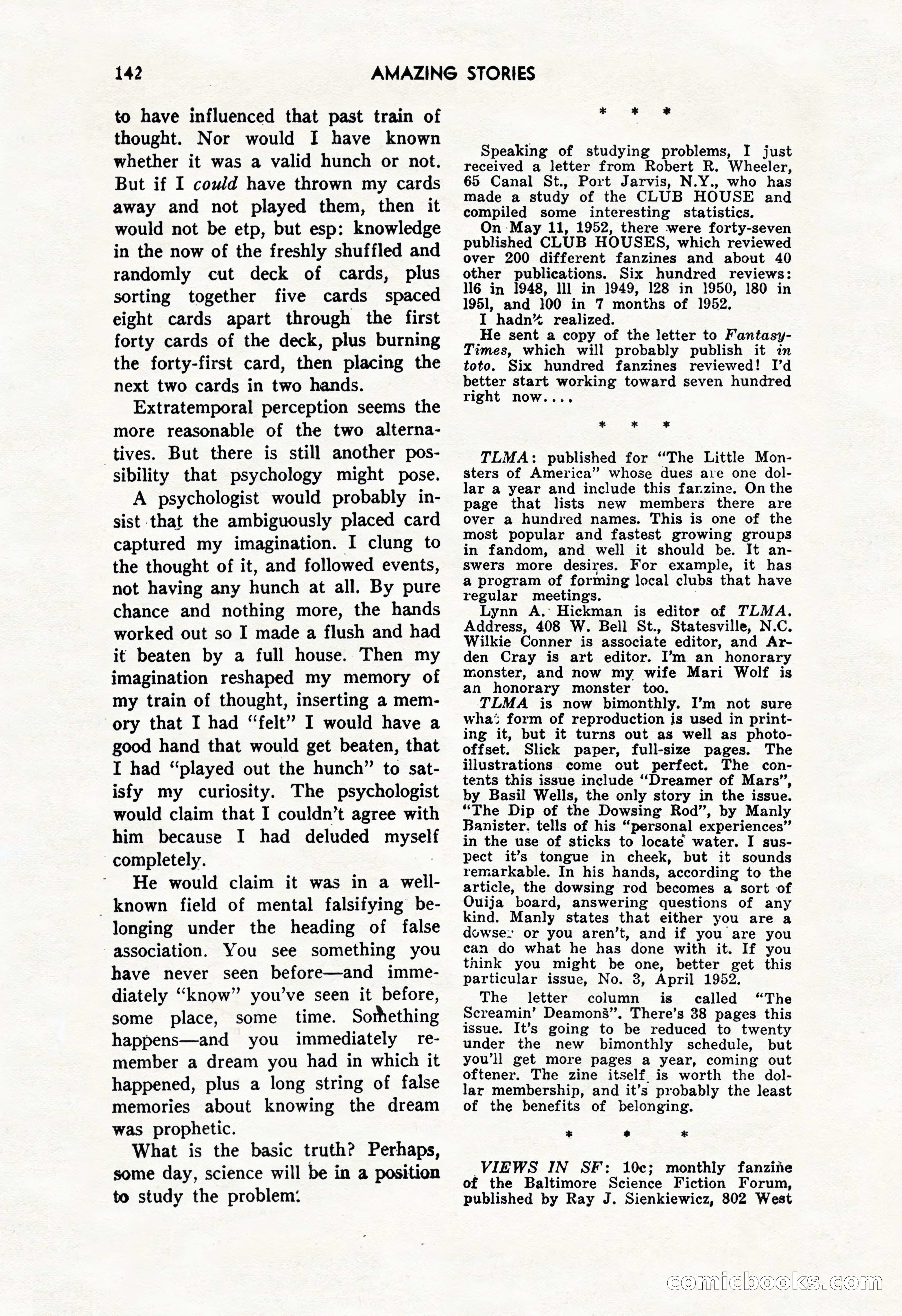 Amazing Stories, October 1952 — page 142 of 164