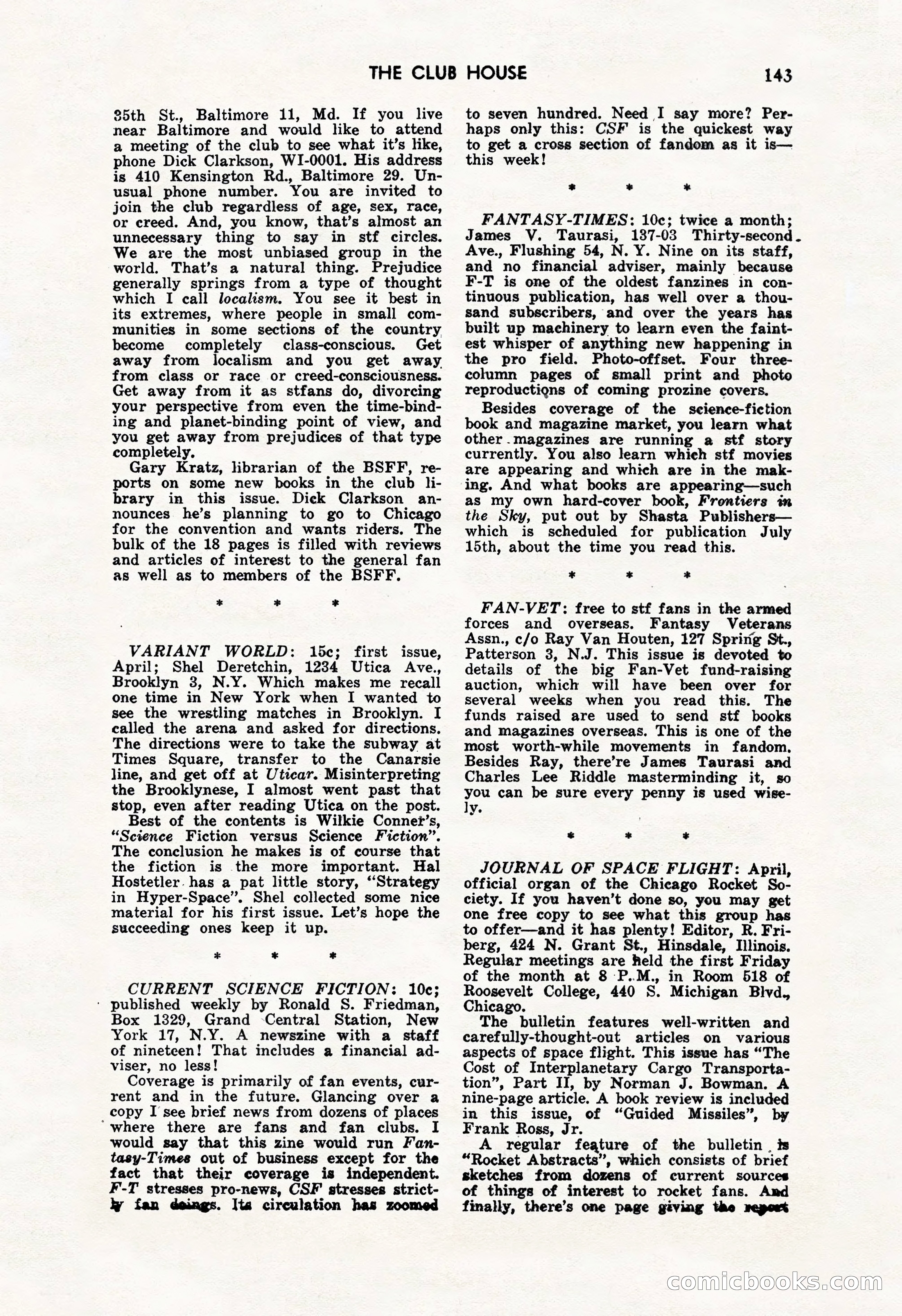Amazing Stories, October 1952 — page 143 of 164
