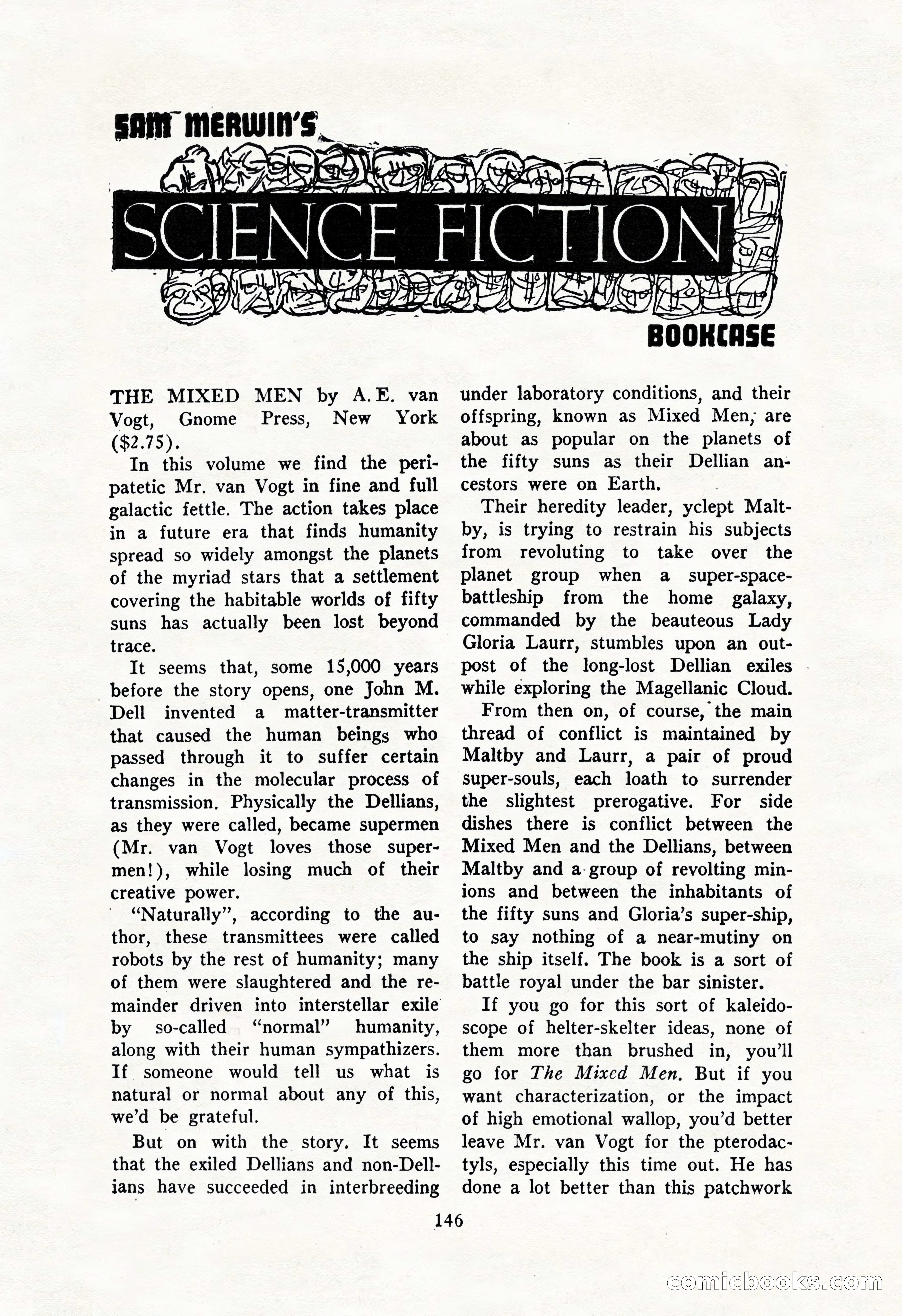 Amazing Stories, October 1952 — page 146 of 164