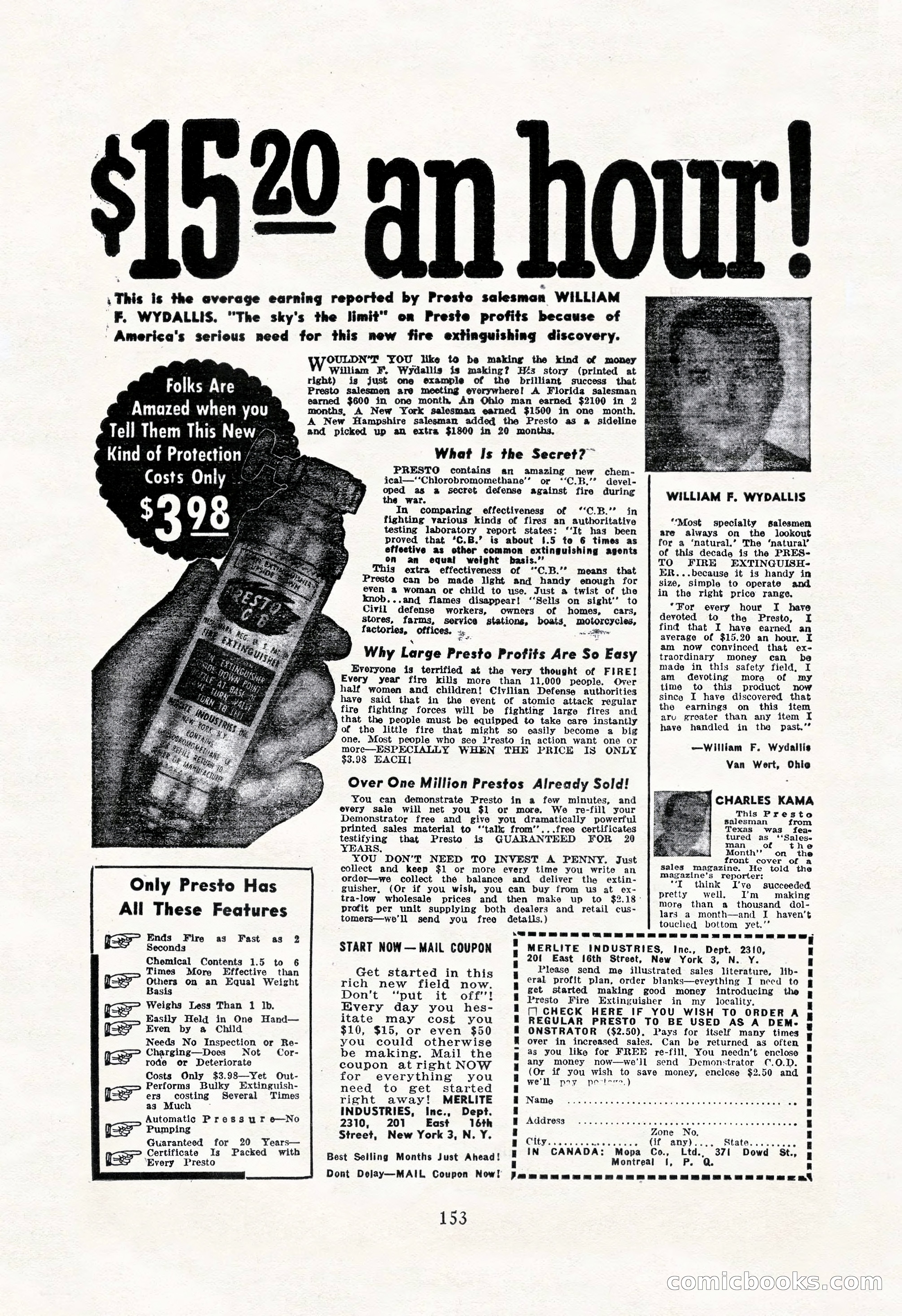 Amazing Stories, October 1952 — page 153 of 164