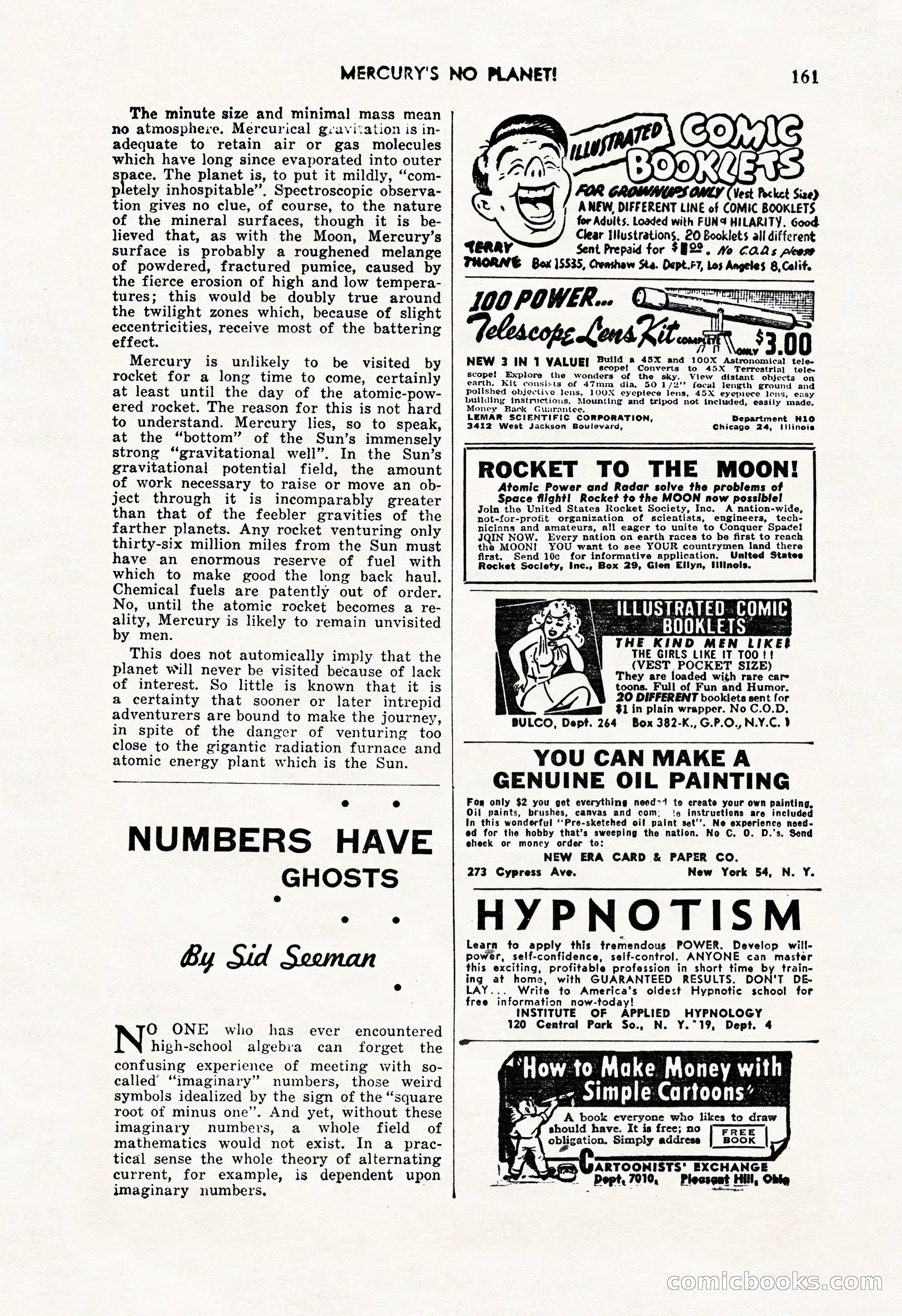 Amazing Stories, October 1952 — page 161 of 164