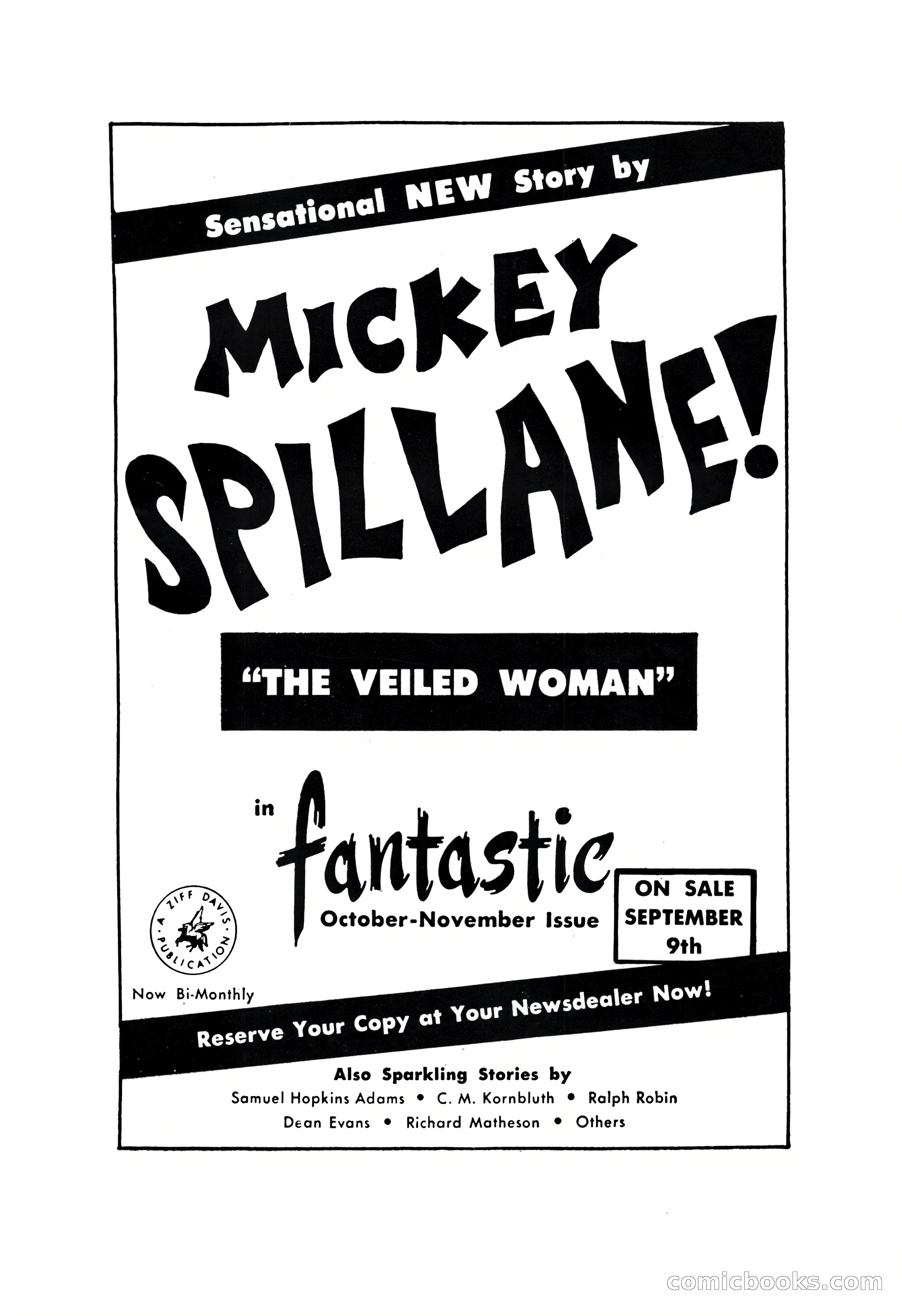 Amazing Stories, October 1952 — page 163 of 164