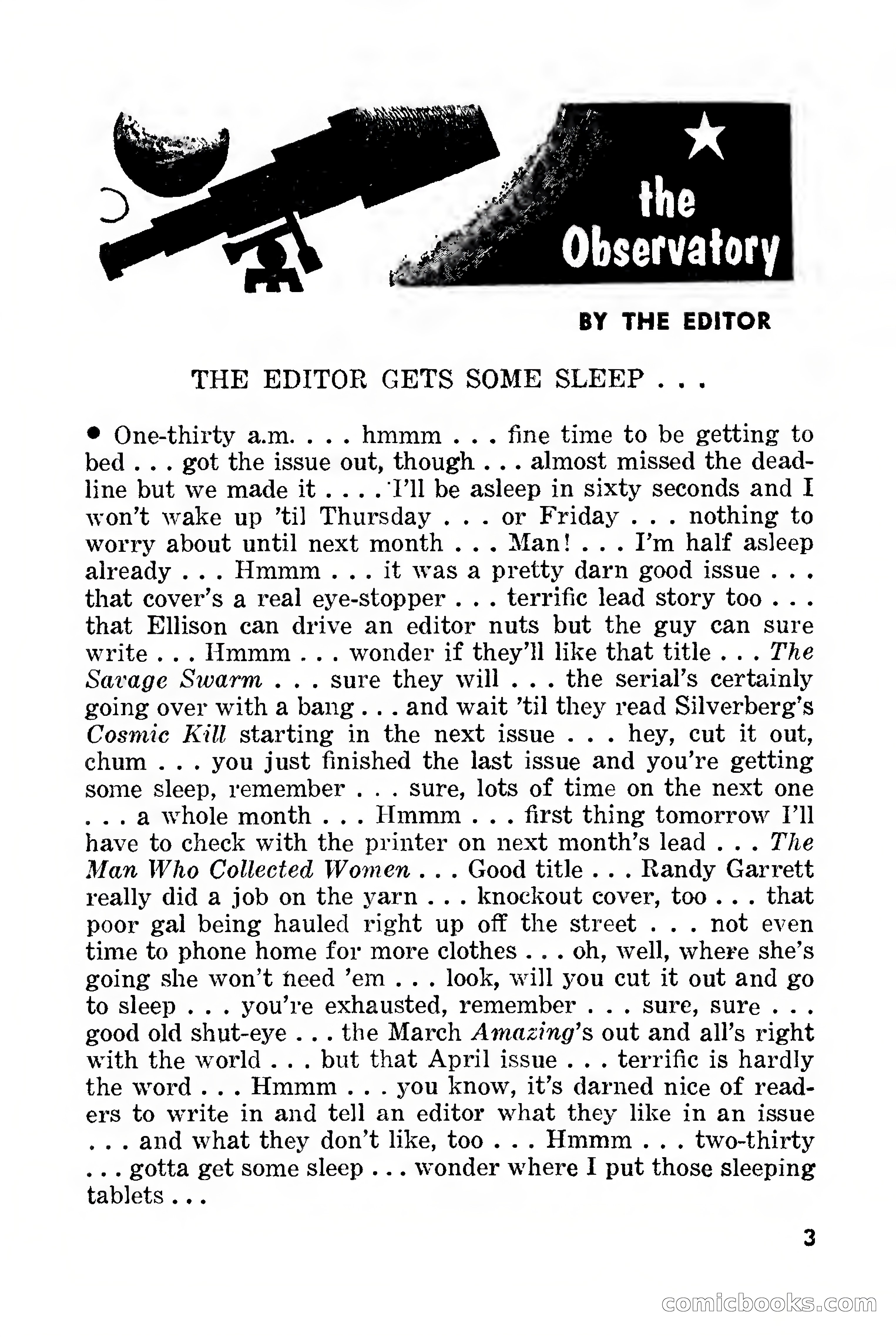 Amazing Stories, March 1957 — page 3 of 132