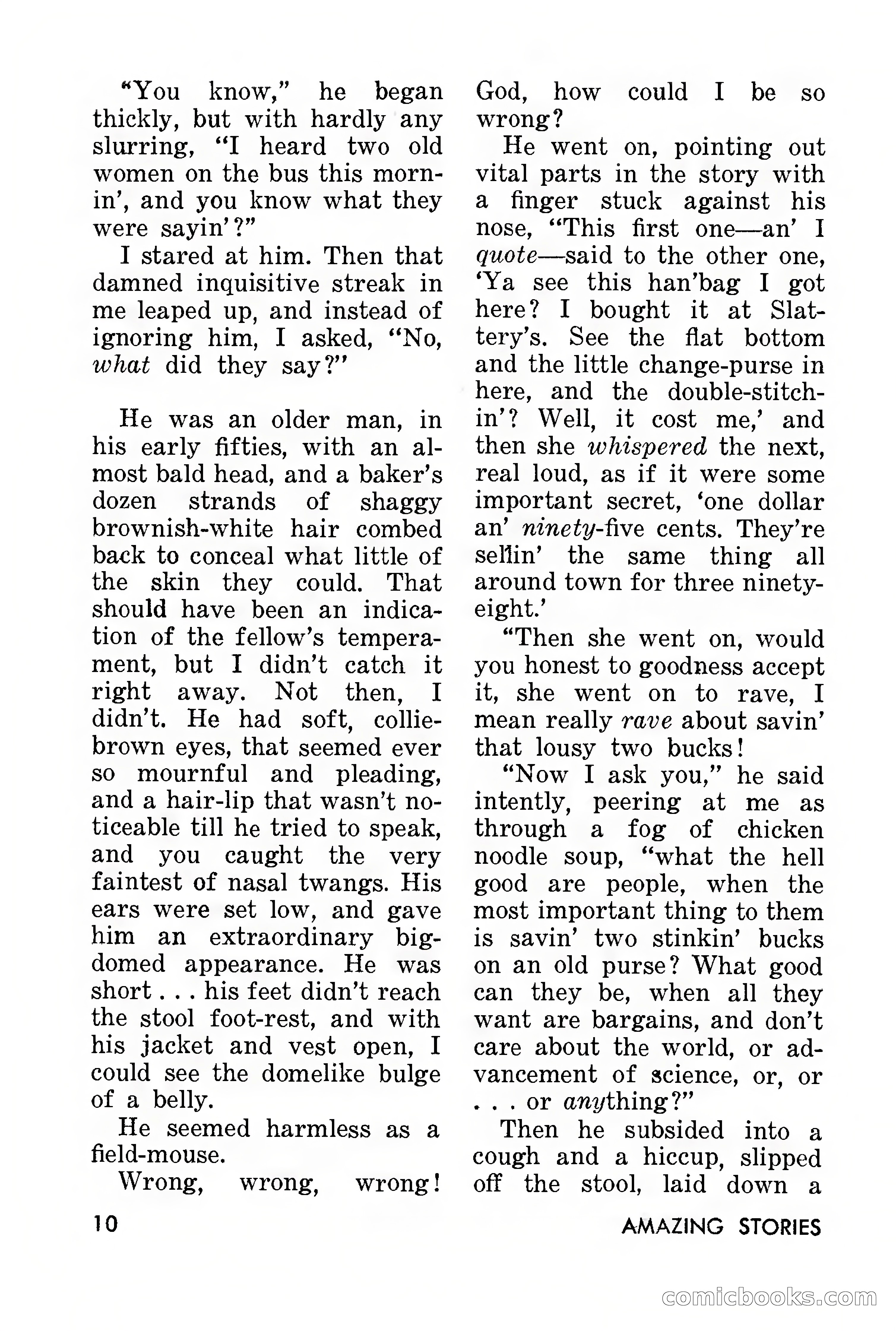 Amazing Stories, March 1957 — page 10 of 132