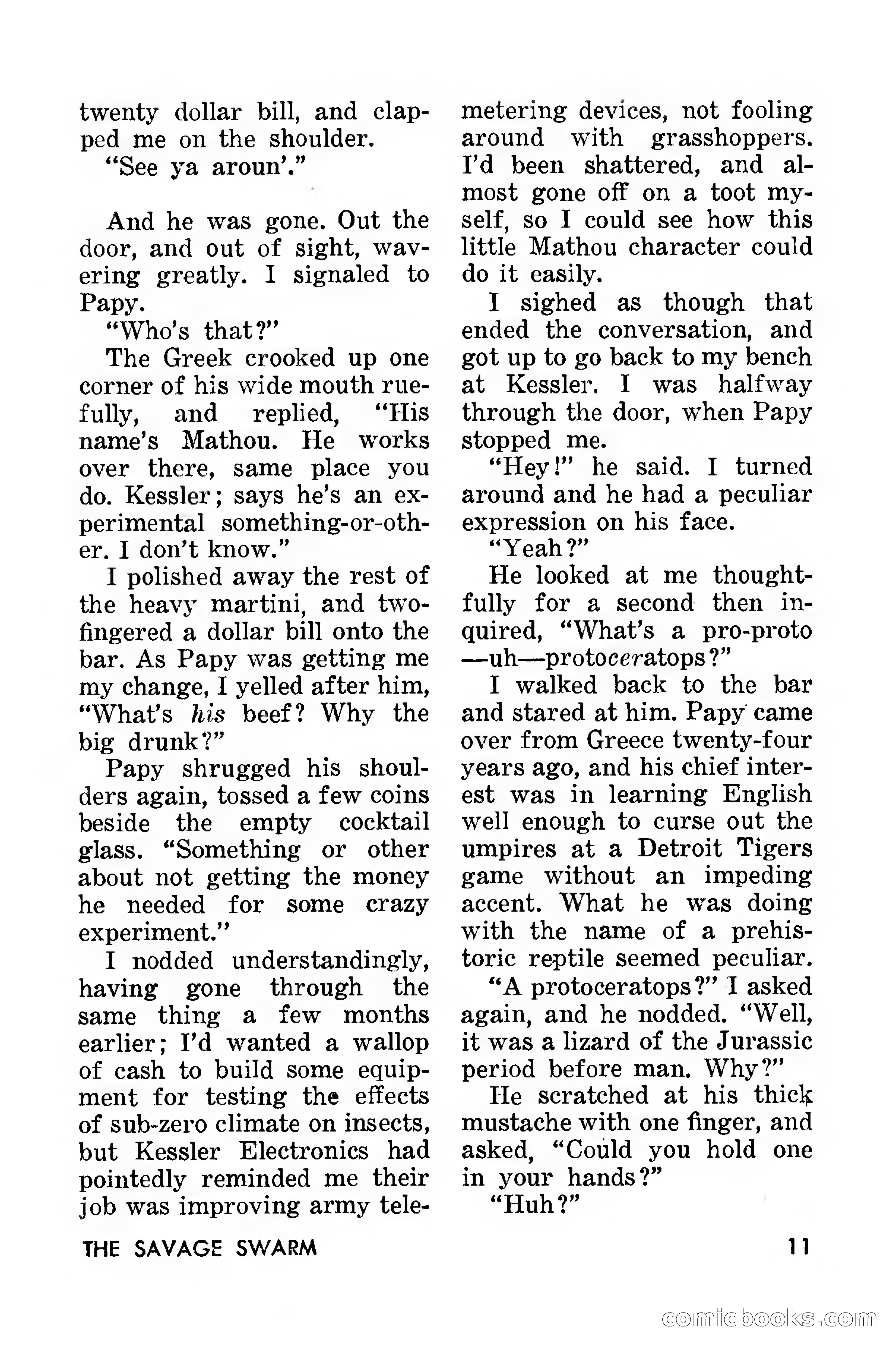 Amazing Stories, March 1957 — page 11 of 132