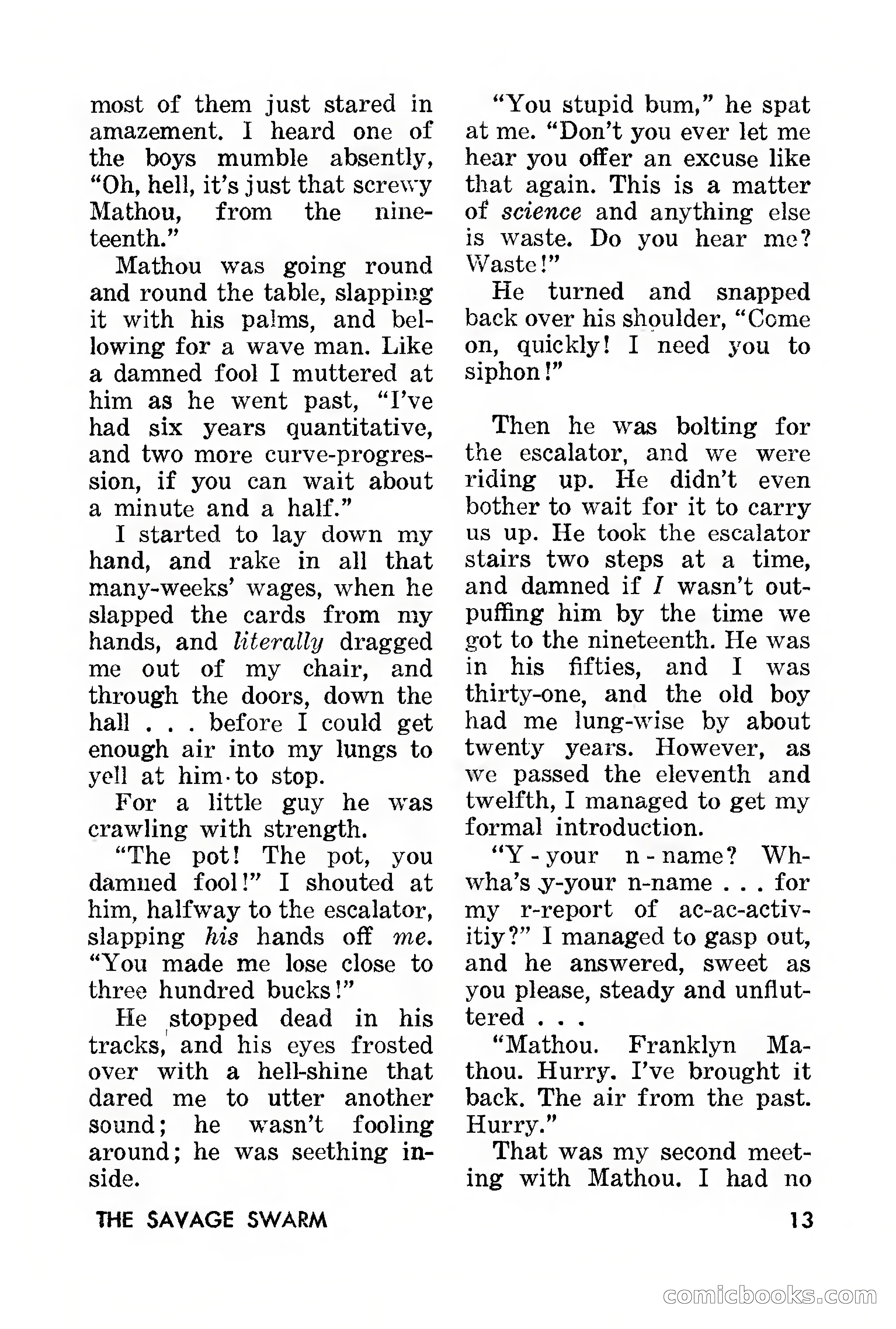 Amazing Stories, March 1957 — page 13 of 132