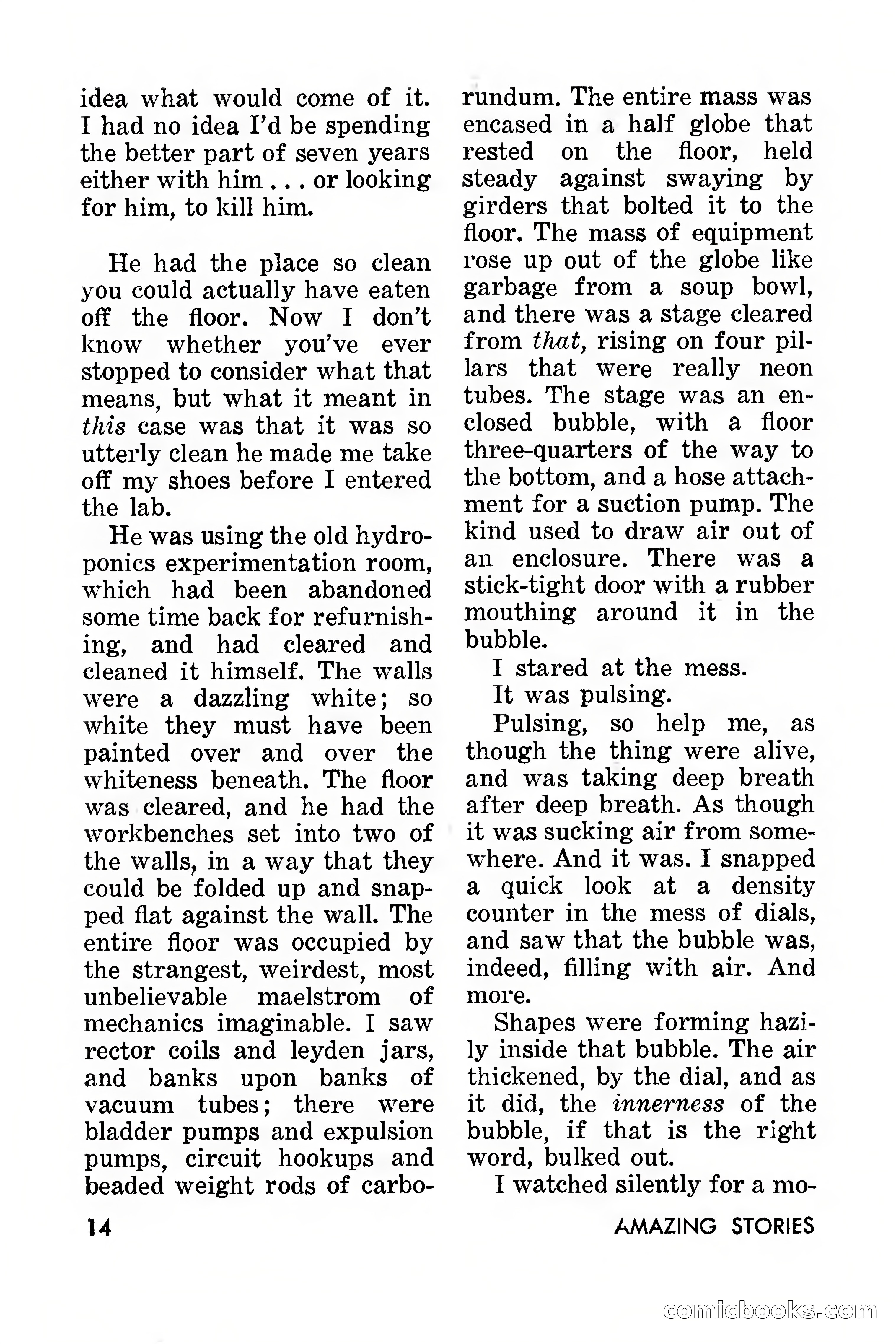 Amazing Stories, March 1957 — page 14 of 132