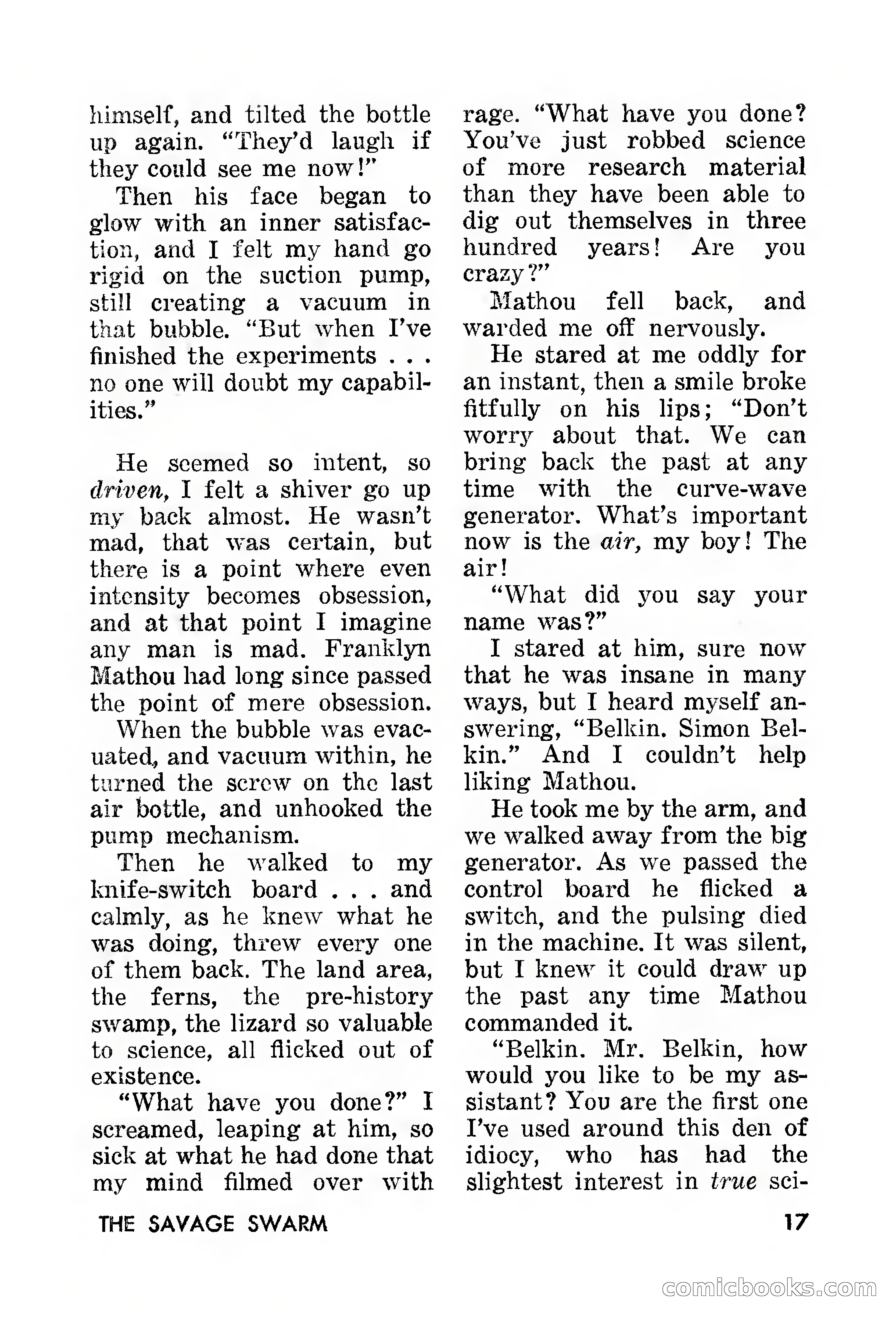 Amazing Stories, March 1957 — page 17 of 132