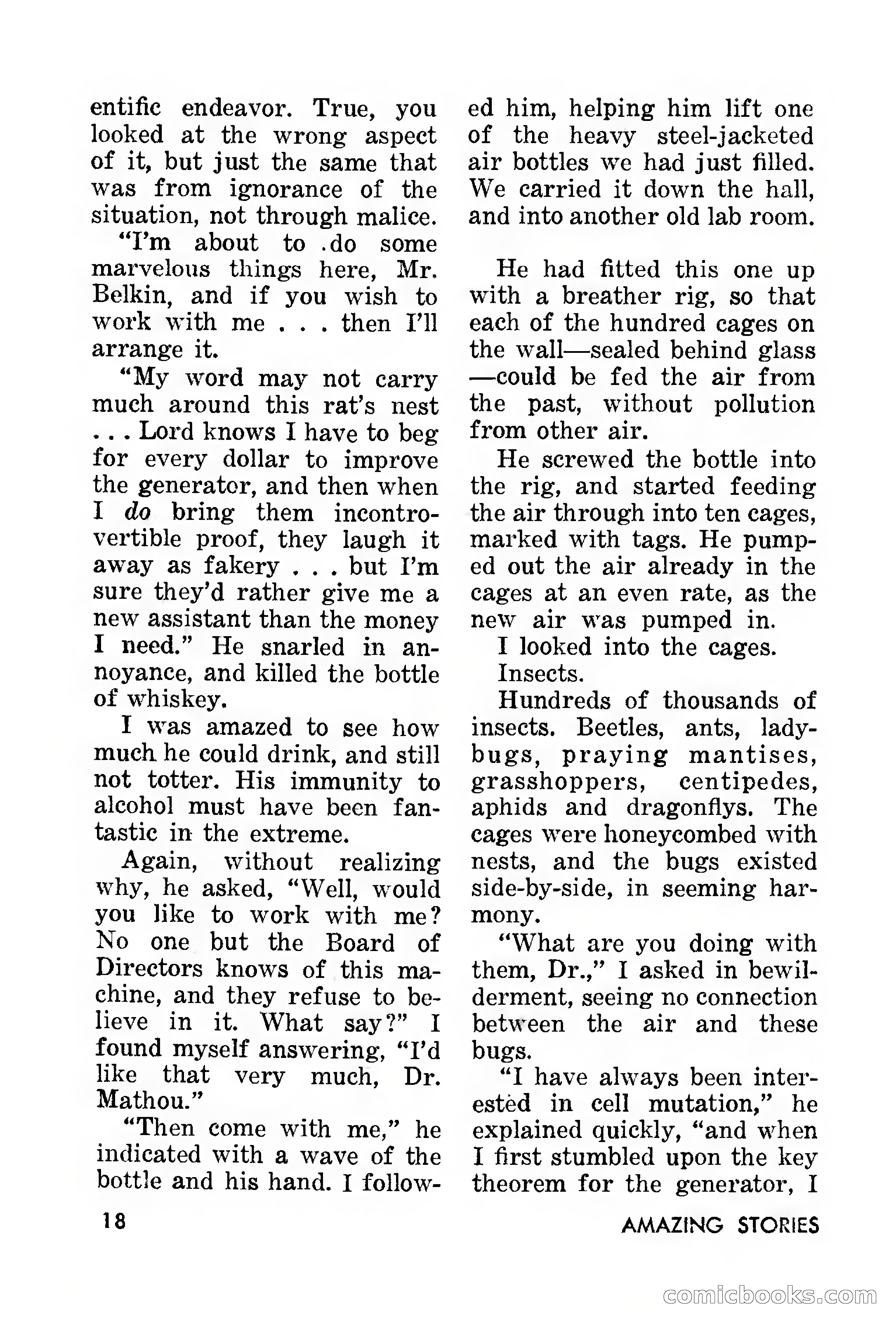 Amazing Stories, March 1957 — page 18 of 132