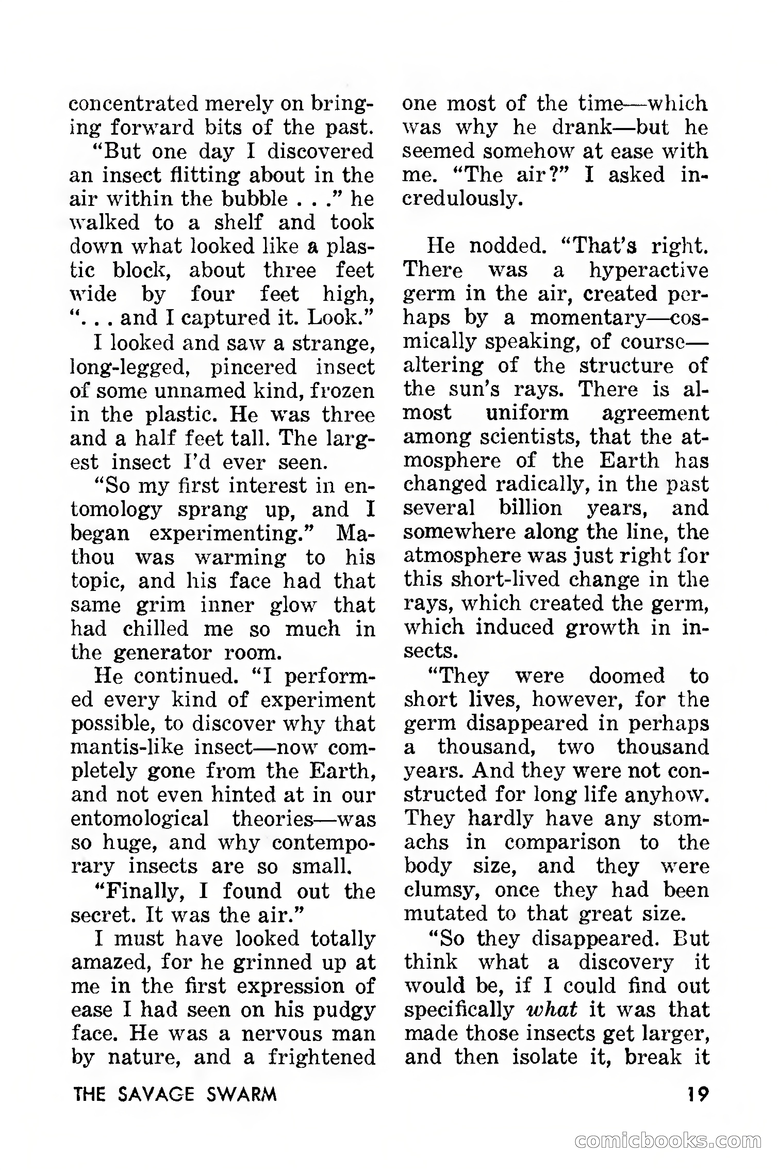 Amazing Stories, March 1957 — page 19 of 132