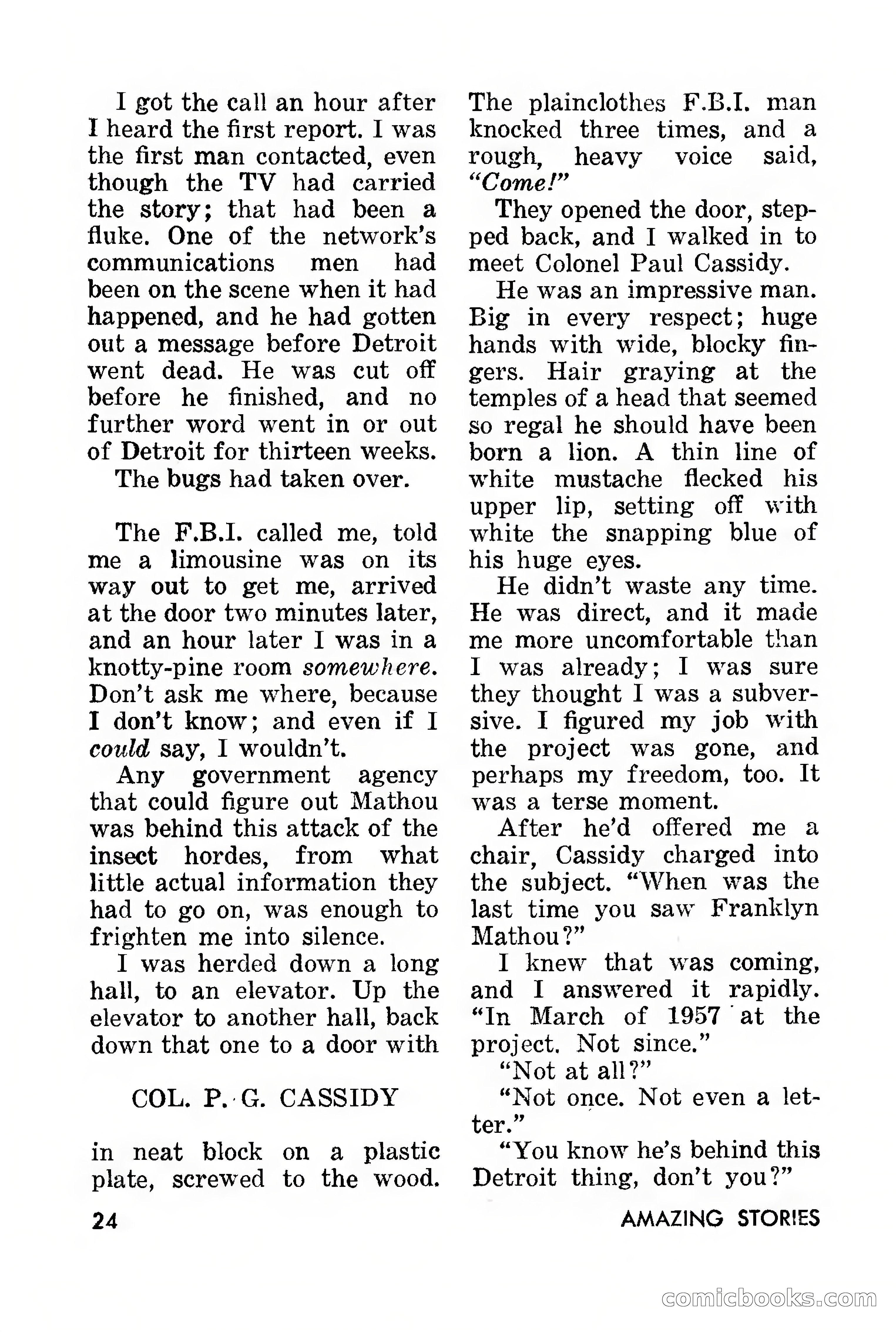 Amazing Stories, March 1957 — page 24 of 132
