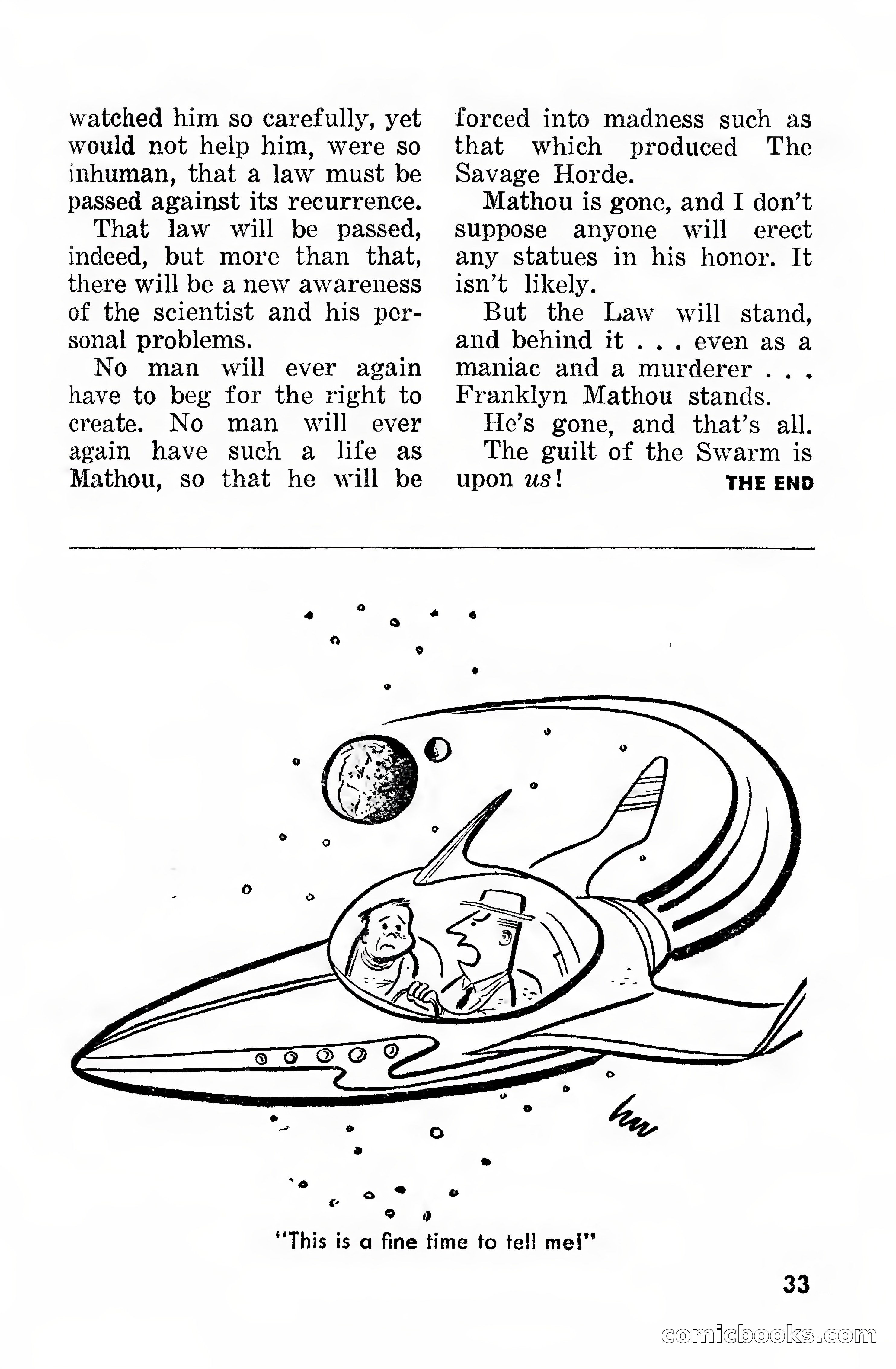Amazing Stories, March 1957 — page 33 of 132