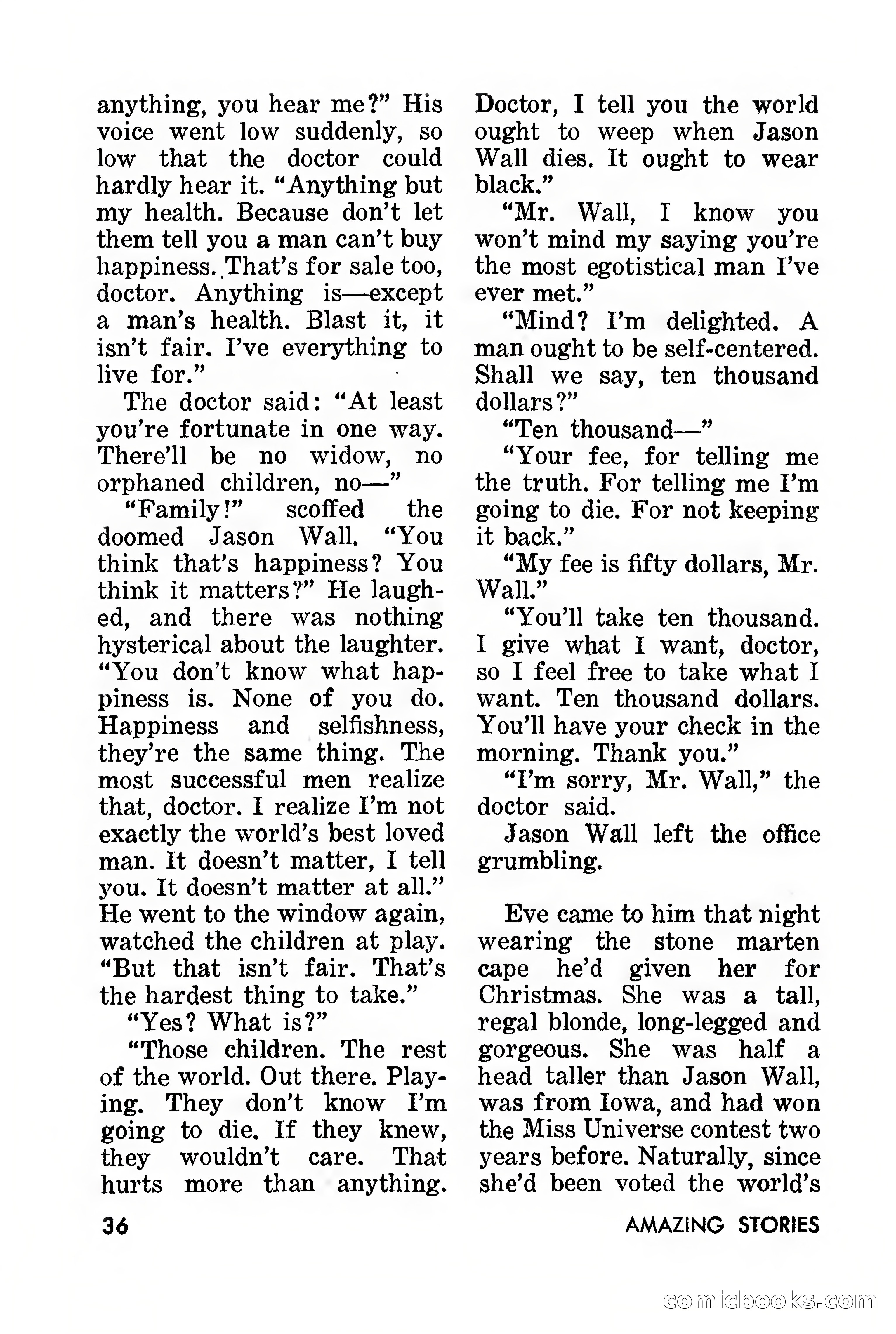Amazing Stories, March 1957 — page 36 of 132
