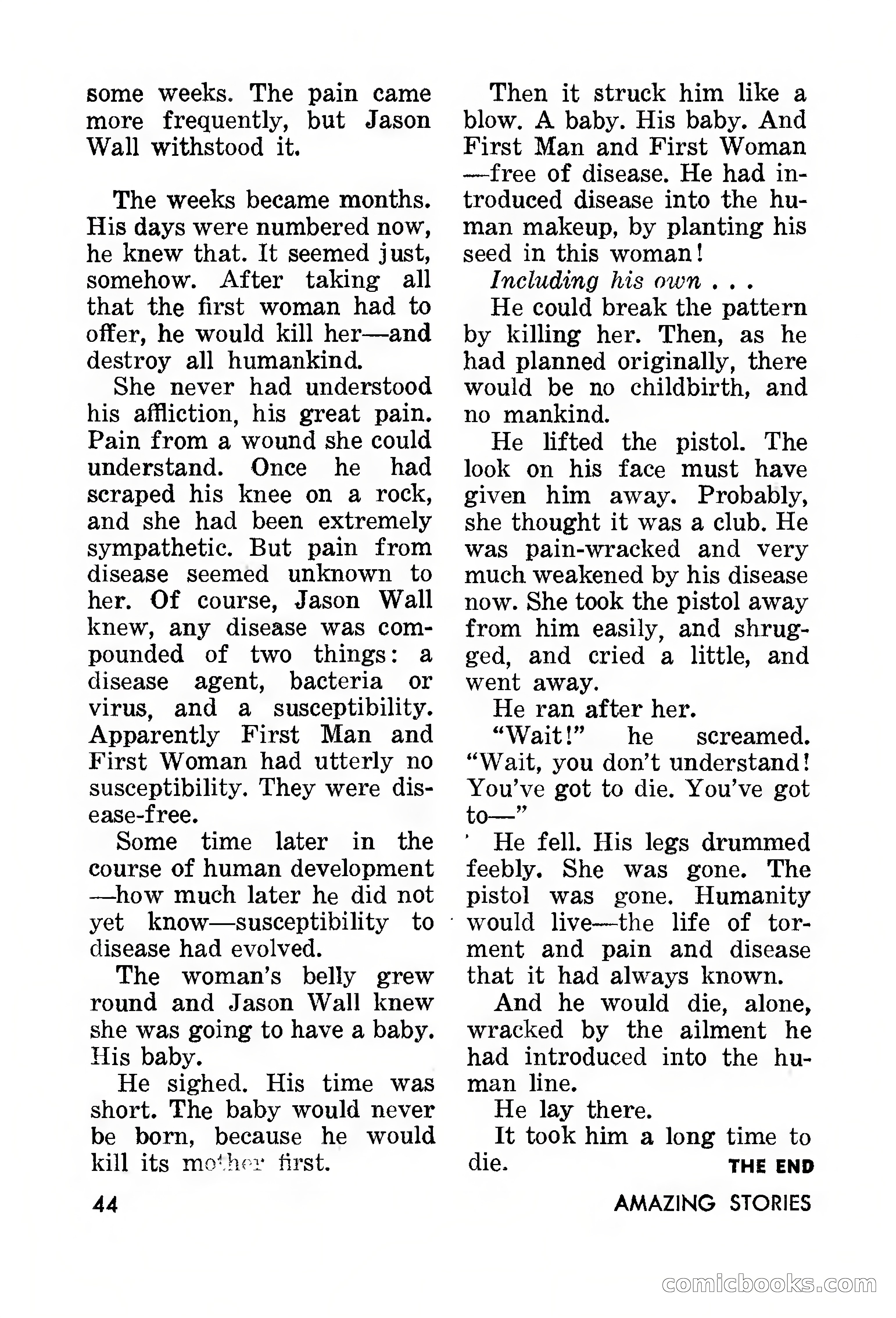 Amazing Stories, March 1957 — page 44 of 132