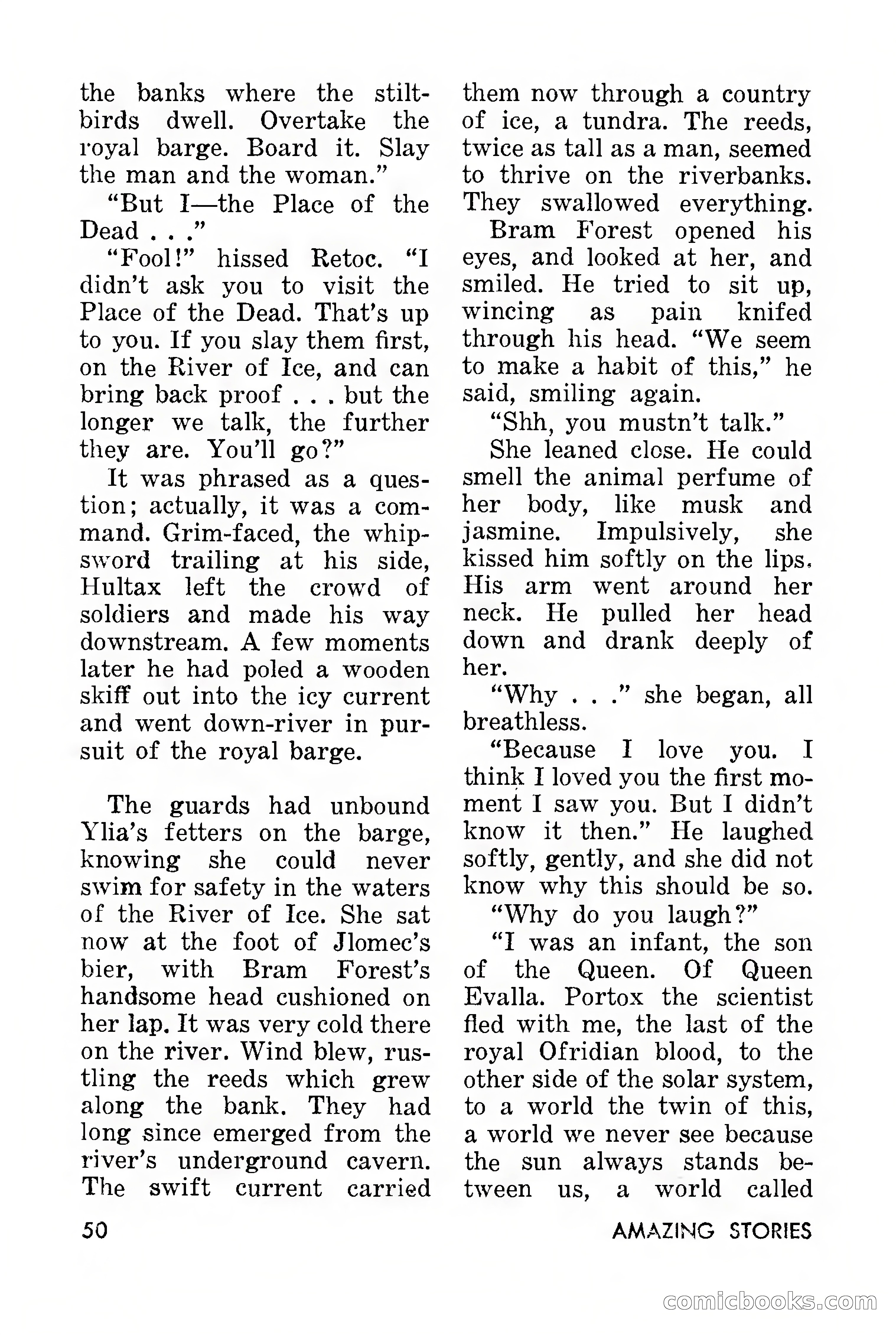 Amazing Stories, March 1957 — page 50 of 132