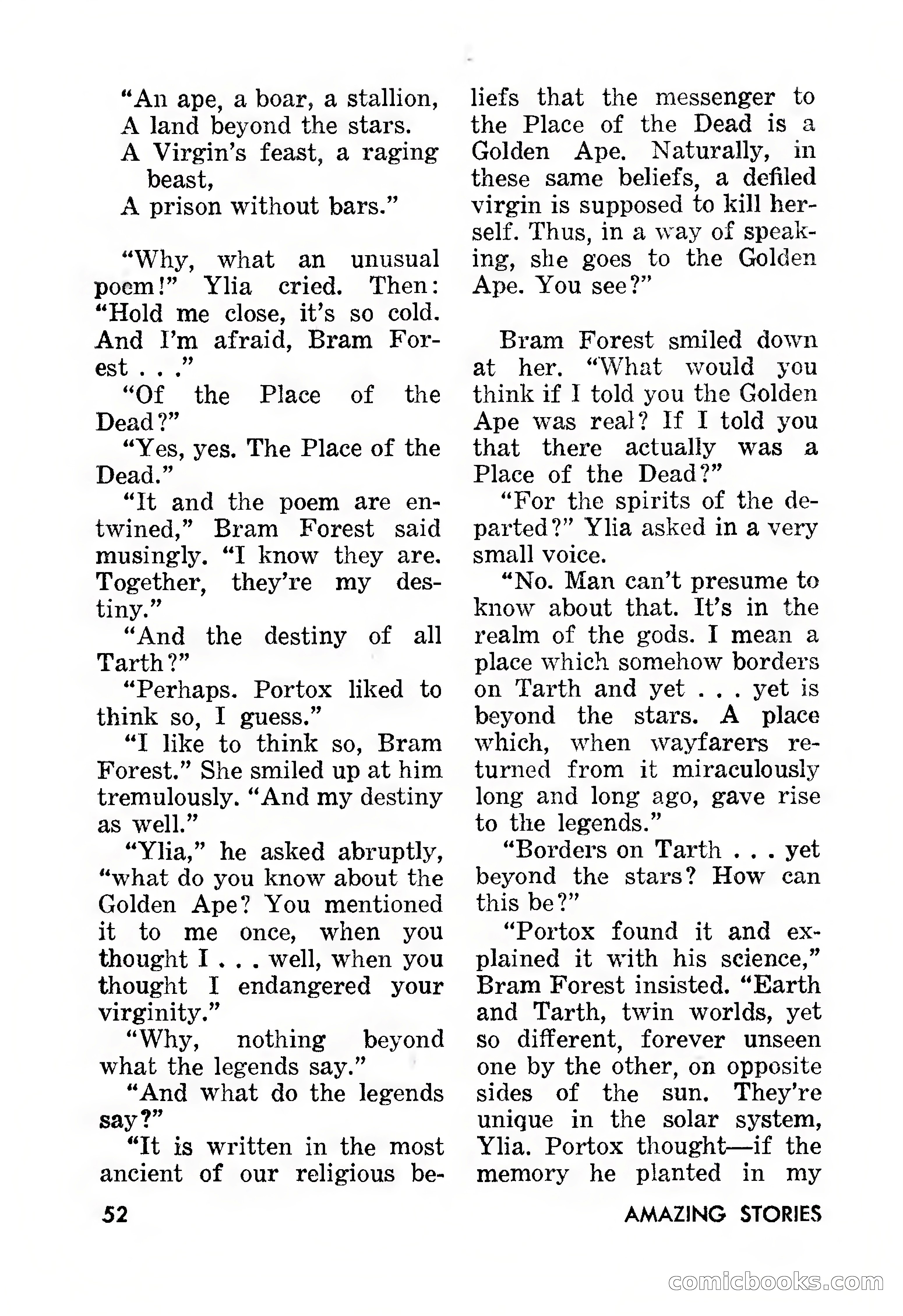 Amazing Stories, March 1957 — page 52 of 132