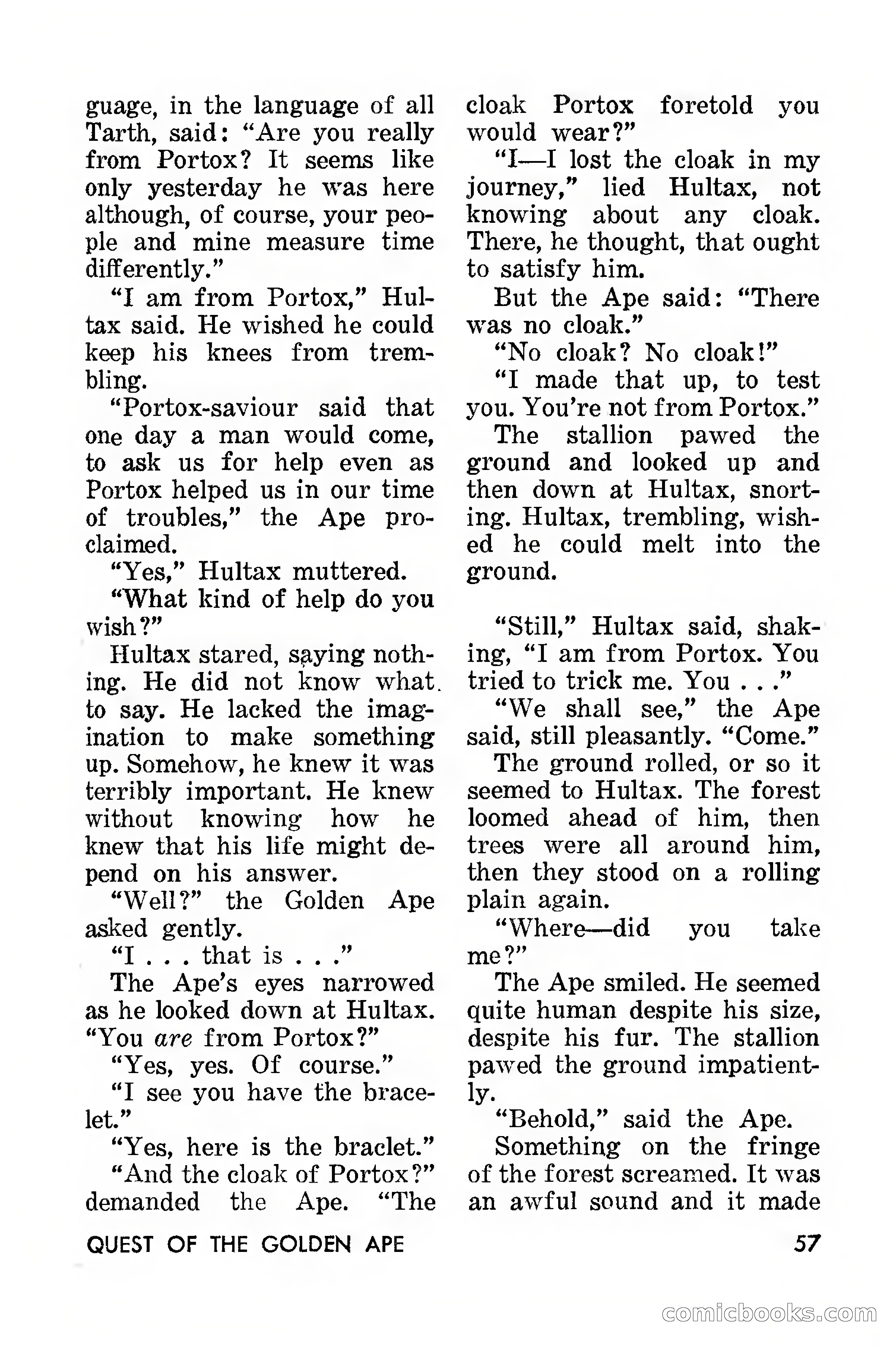Amazing Stories, March 1957 — page 57 of 132