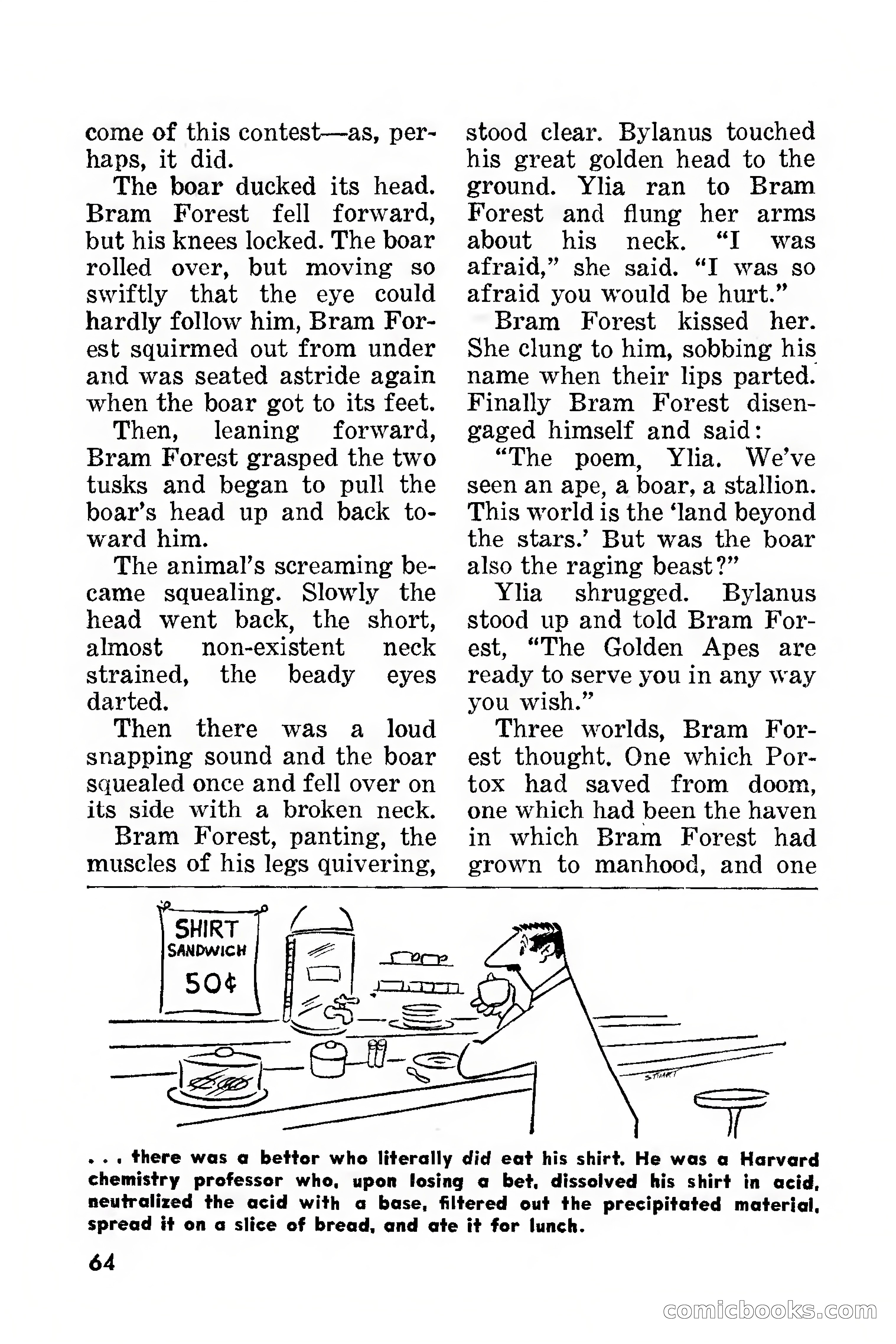 Amazing Stories, March 1957 — page 64 of 132