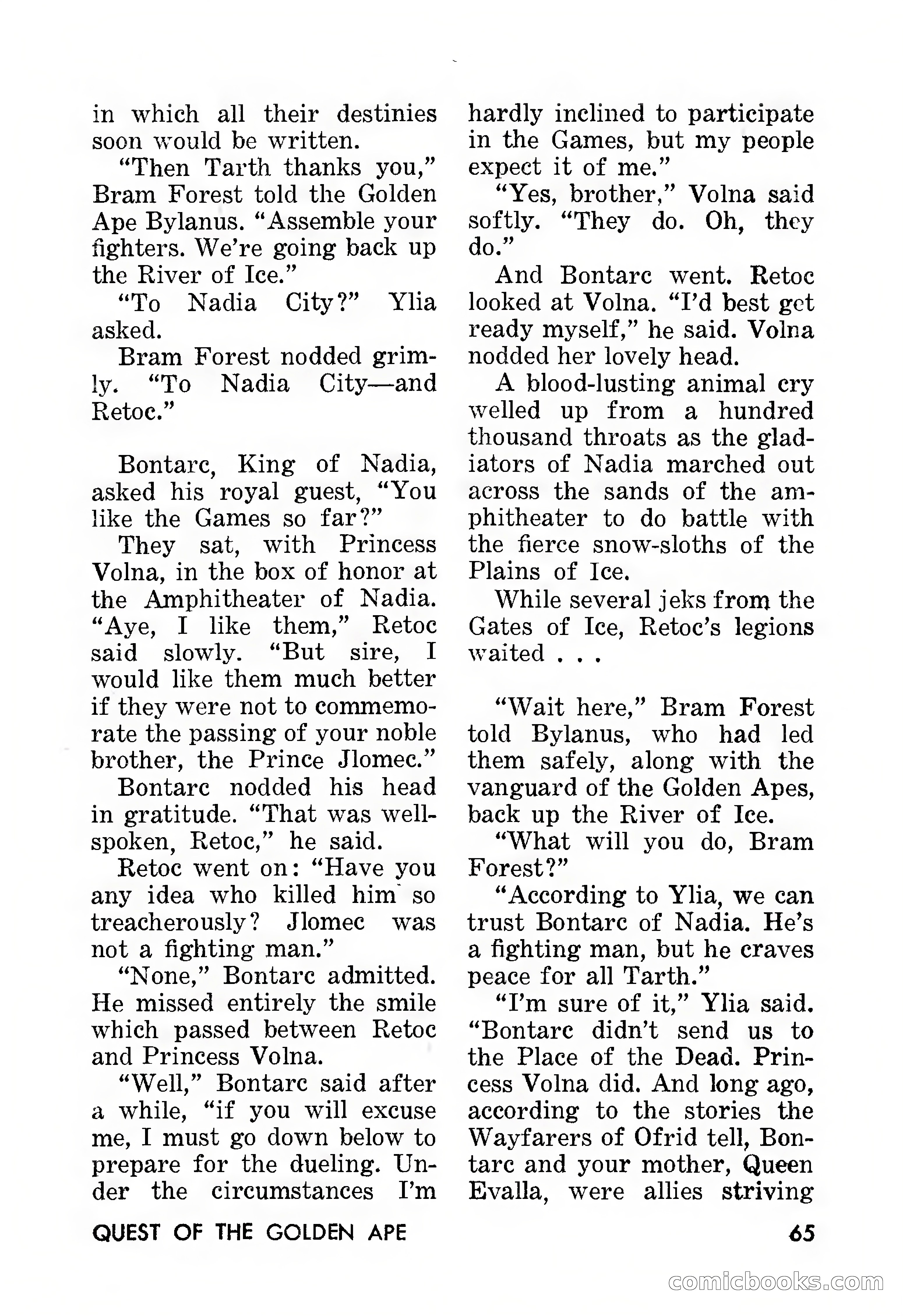 Amazing Stories, March 1957 — page 65 of 132