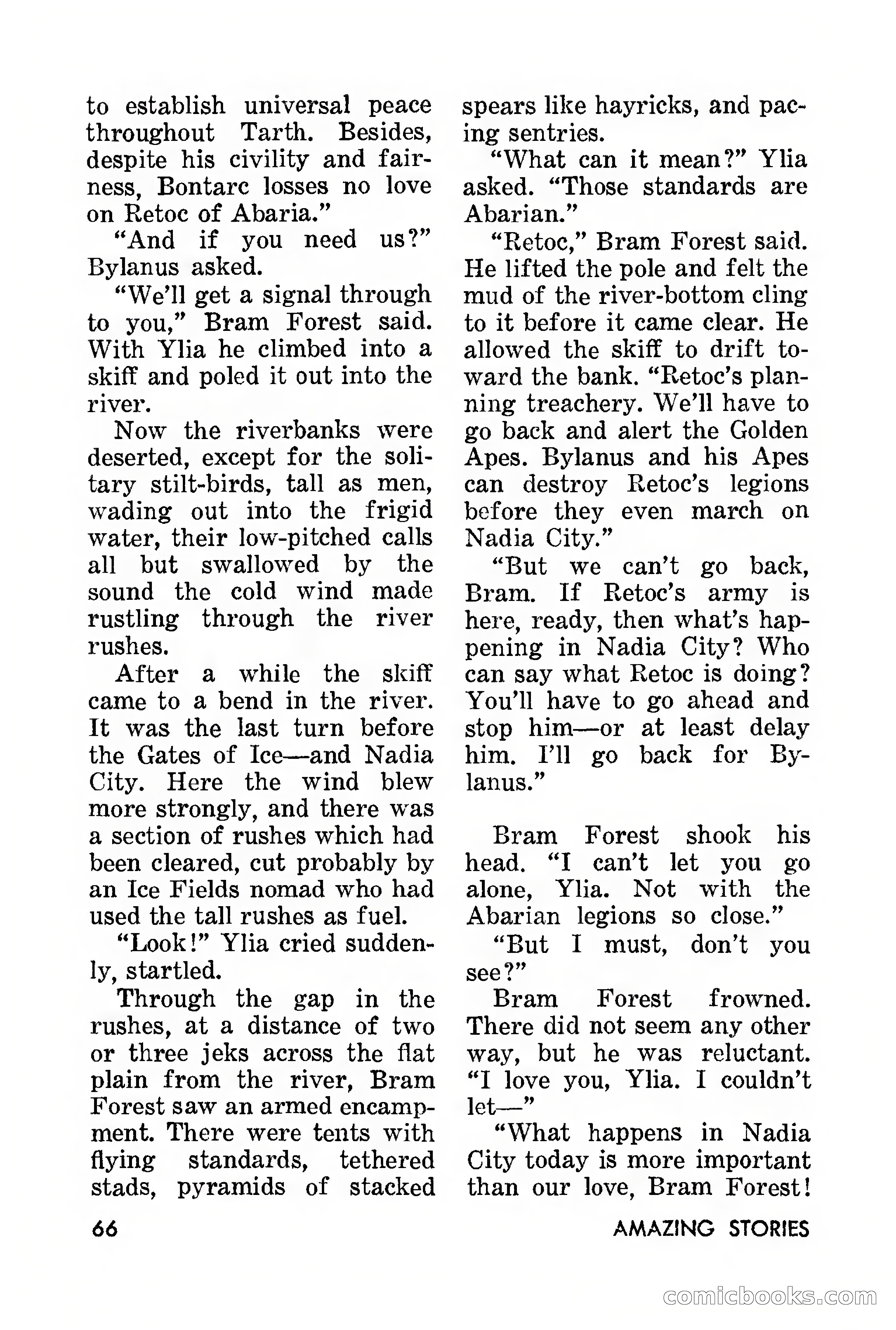 Amazing Stories, March 1957 — page 66 of 132
