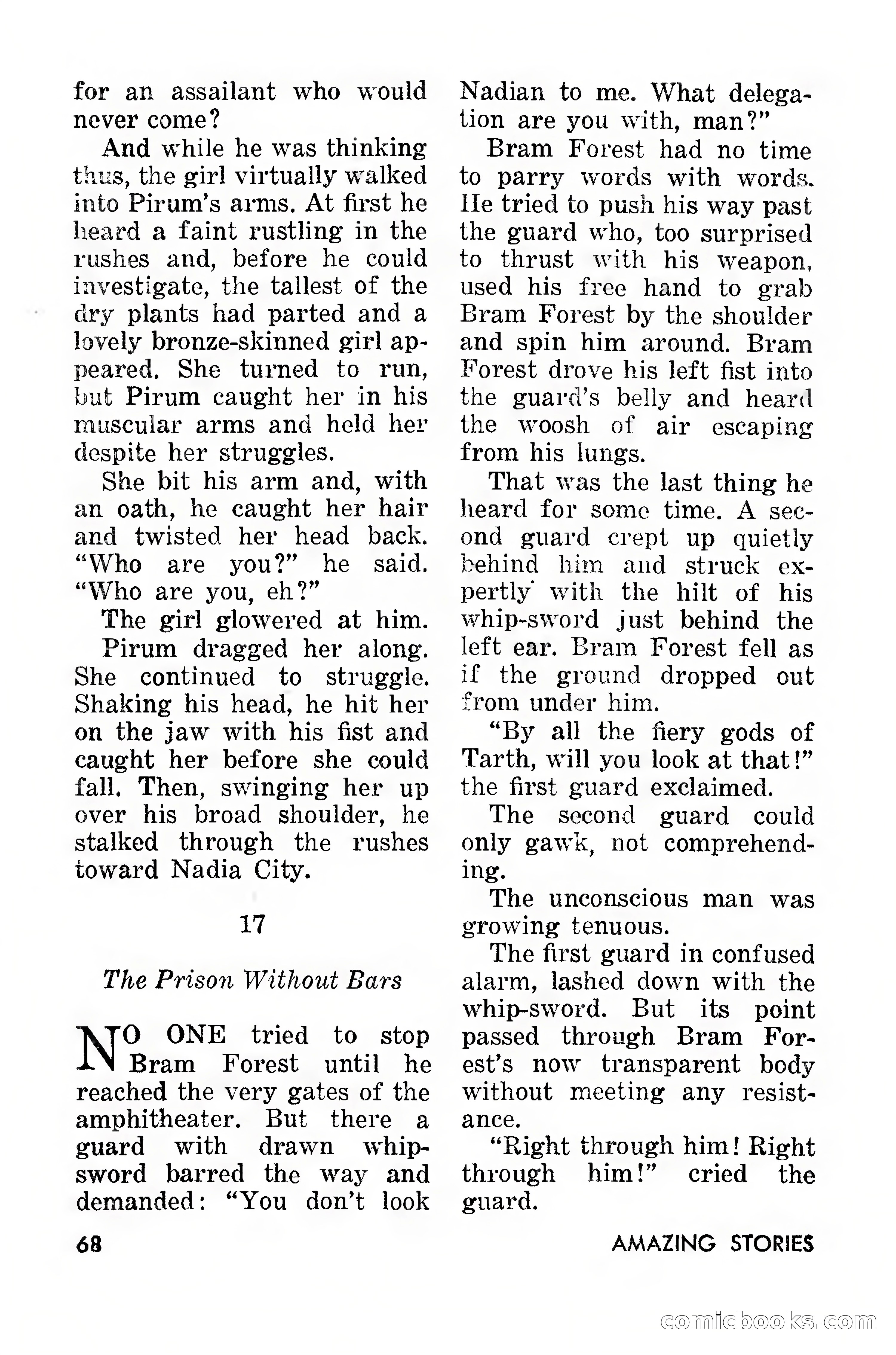 Amazing Stories, March 1957 — page 68 of 132