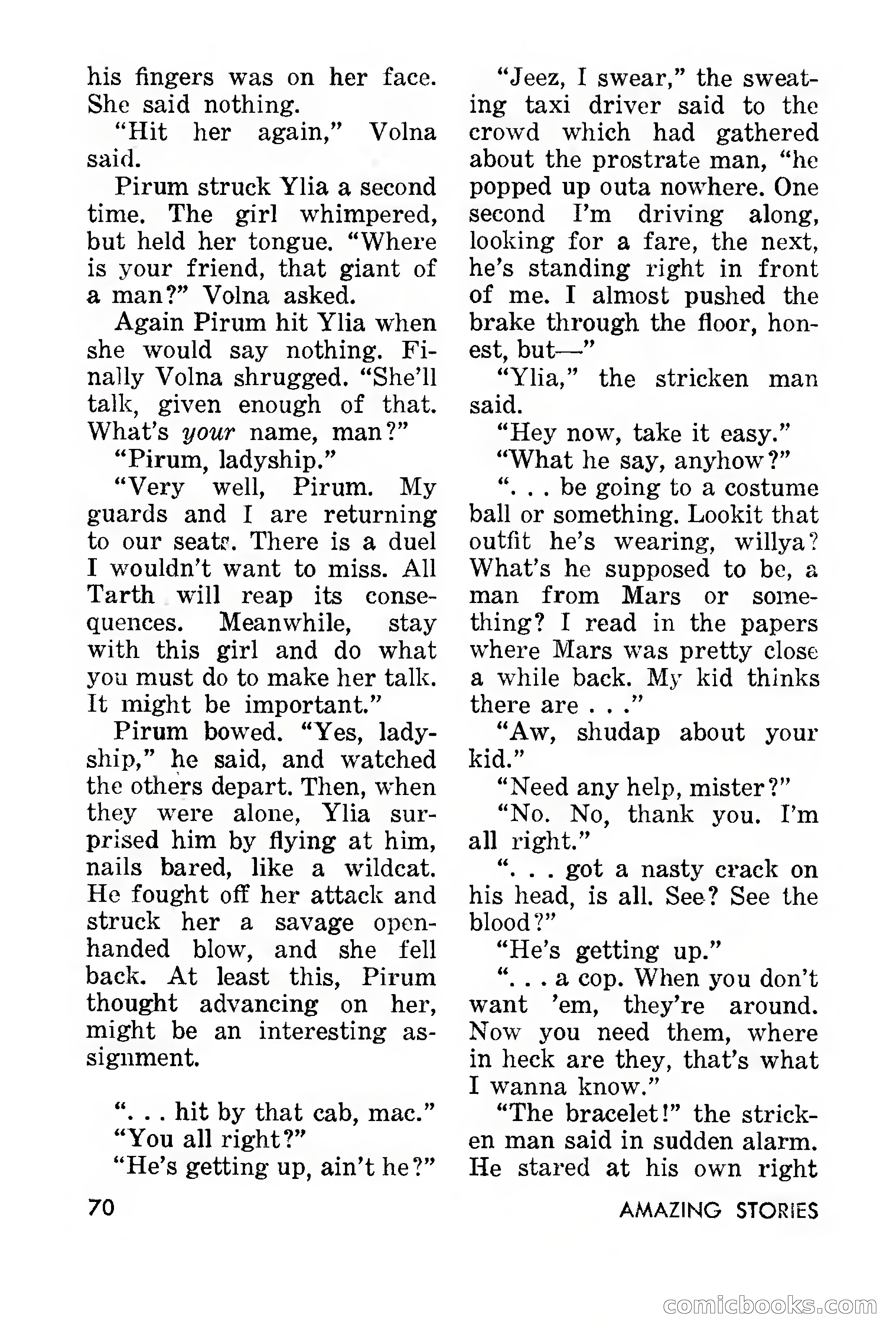 Amazing Stories, March 1957 — page 70 of 132