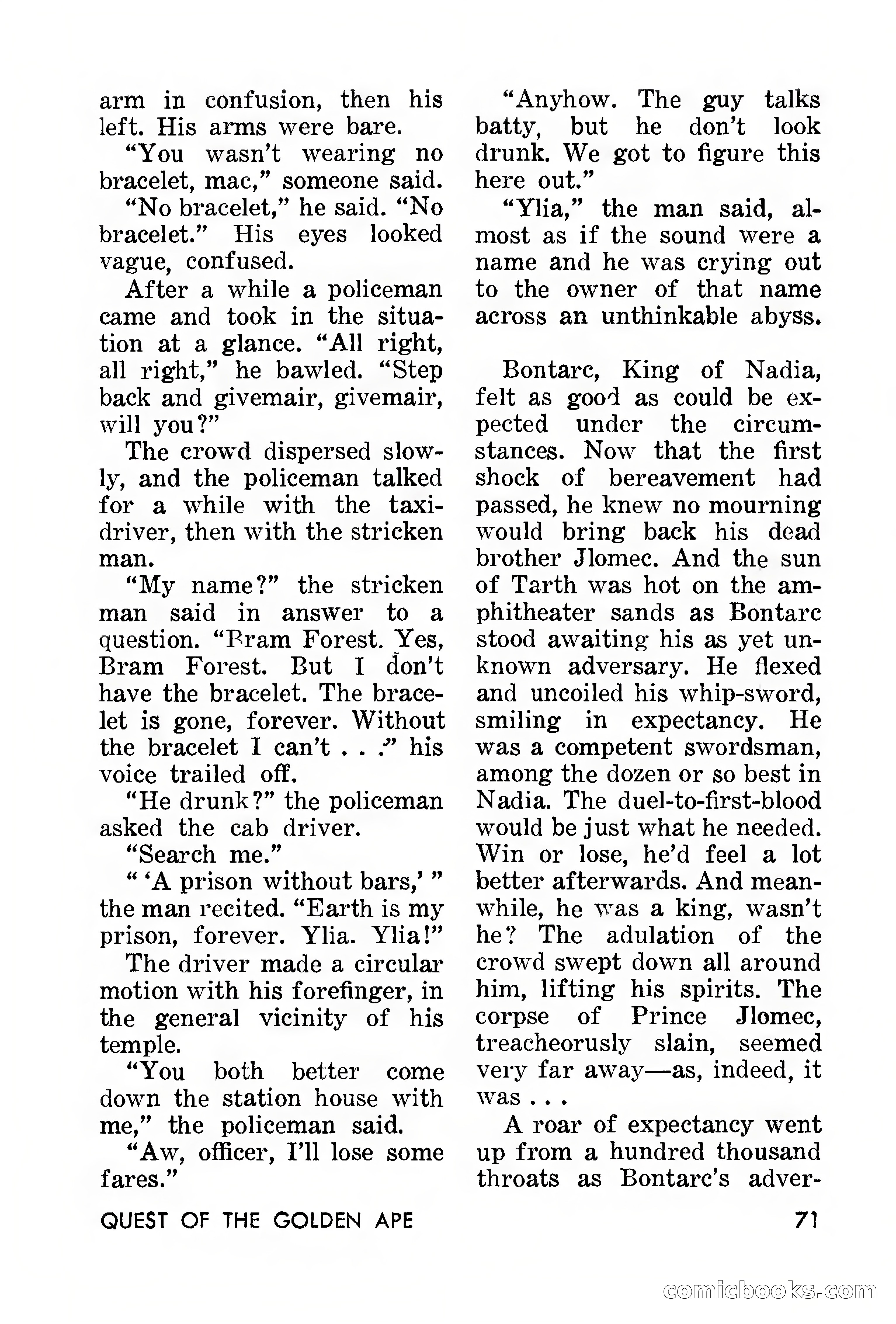 Amazing Stories, March 1957 — page 71 of 132