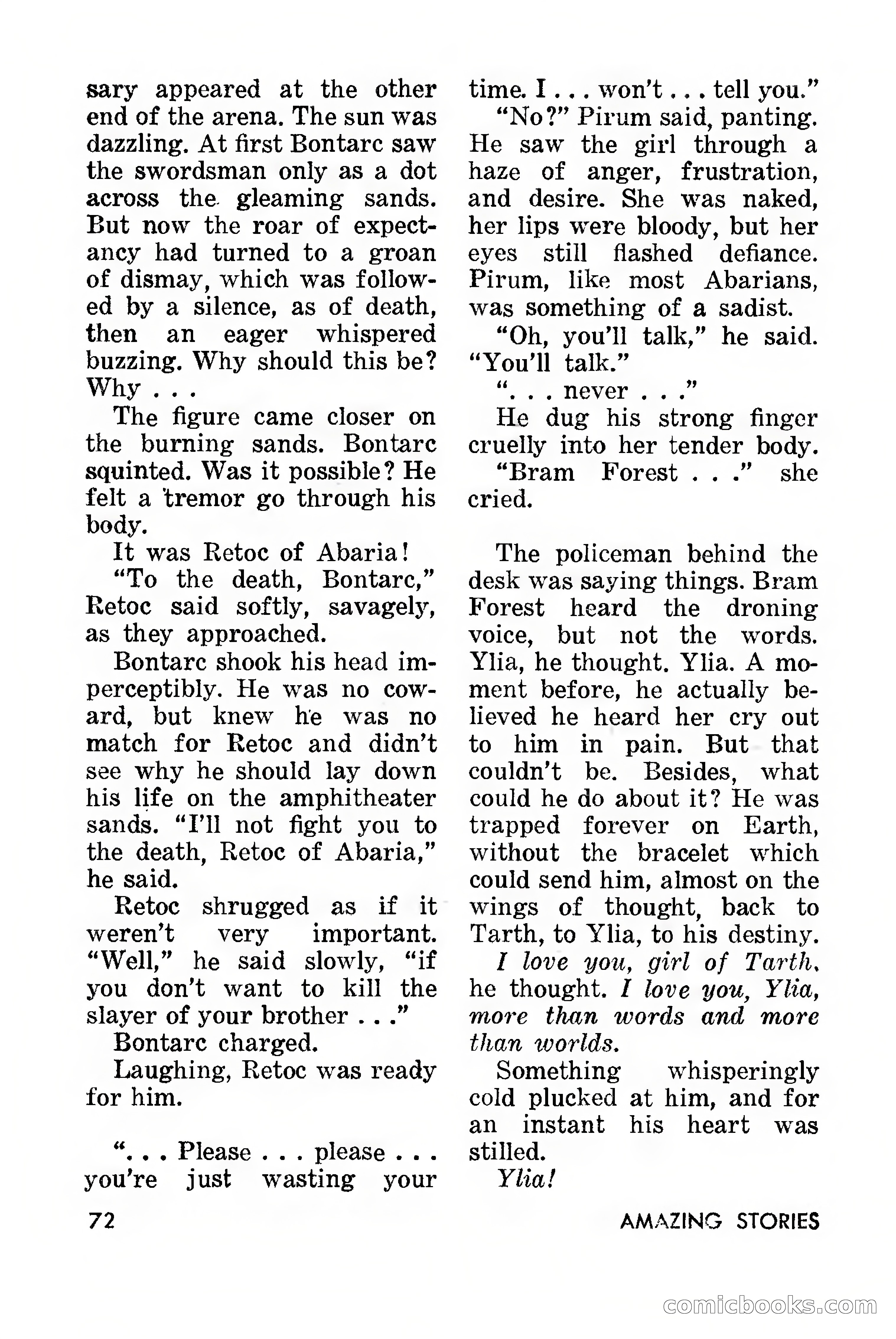 Amazing Stories, March 1957 — page 72 of 132