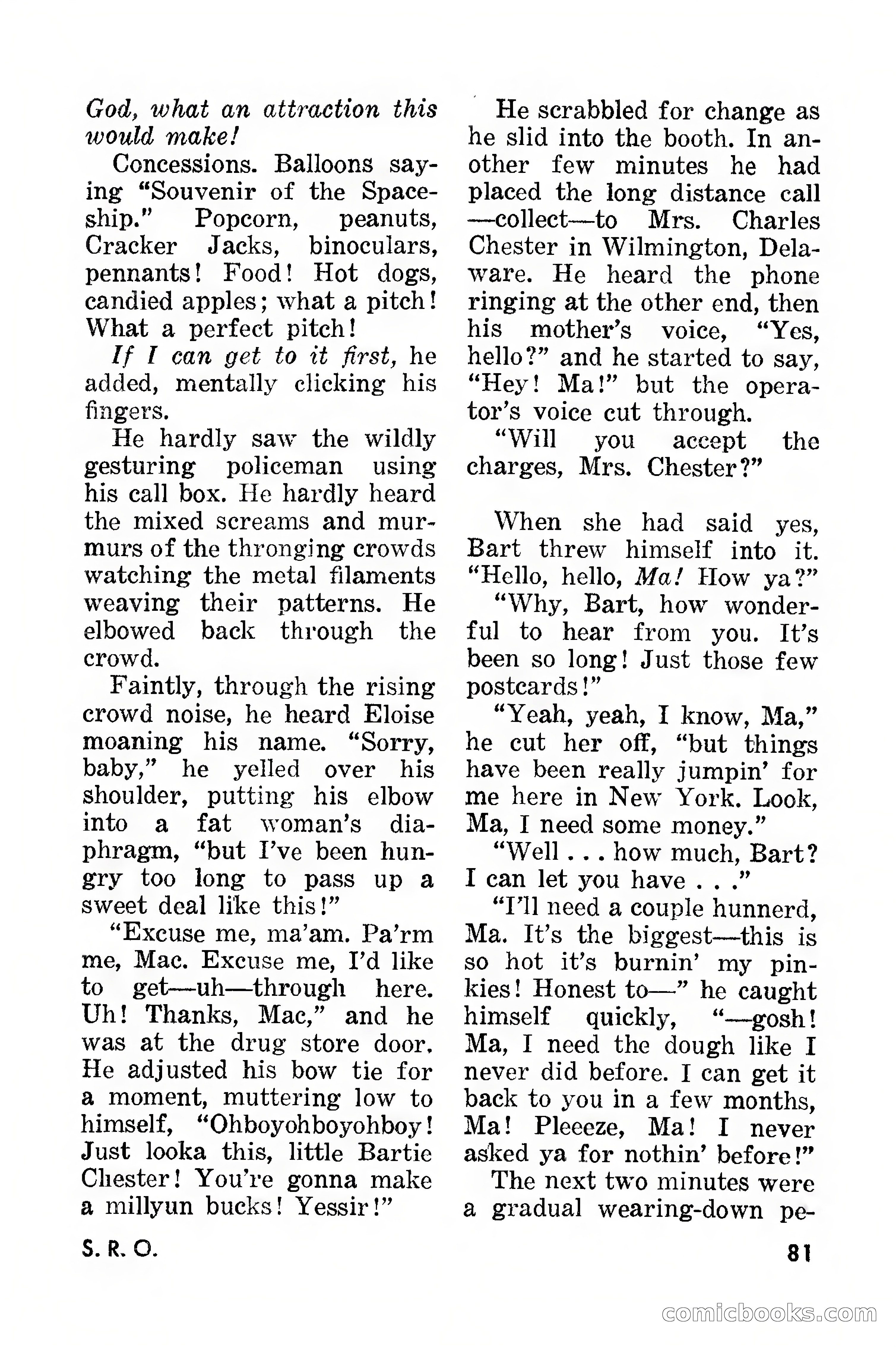 Amazing Stories, March 1957 — page 81 of 132