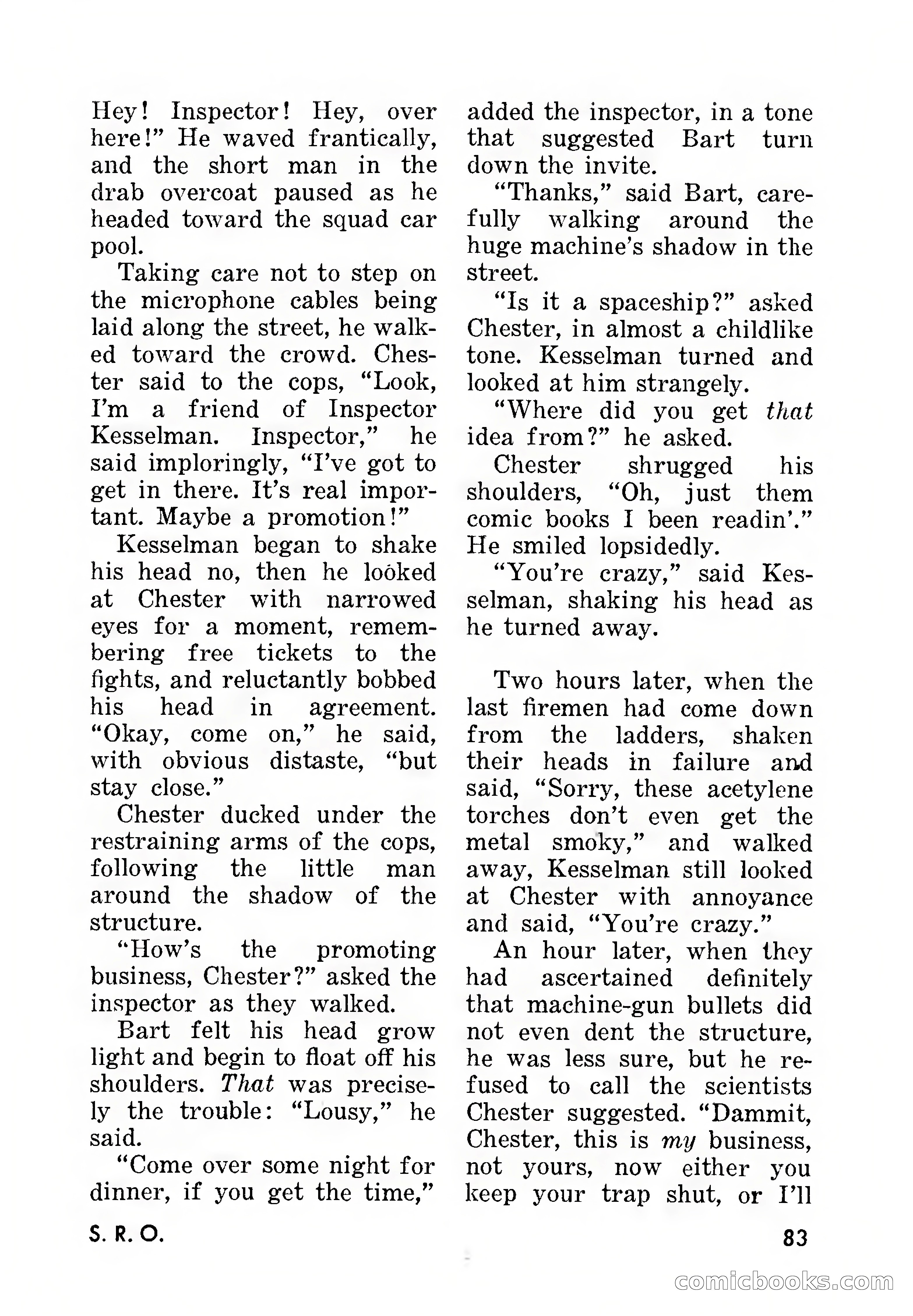 Amazing Stories, March 1957 — page 83 of 132