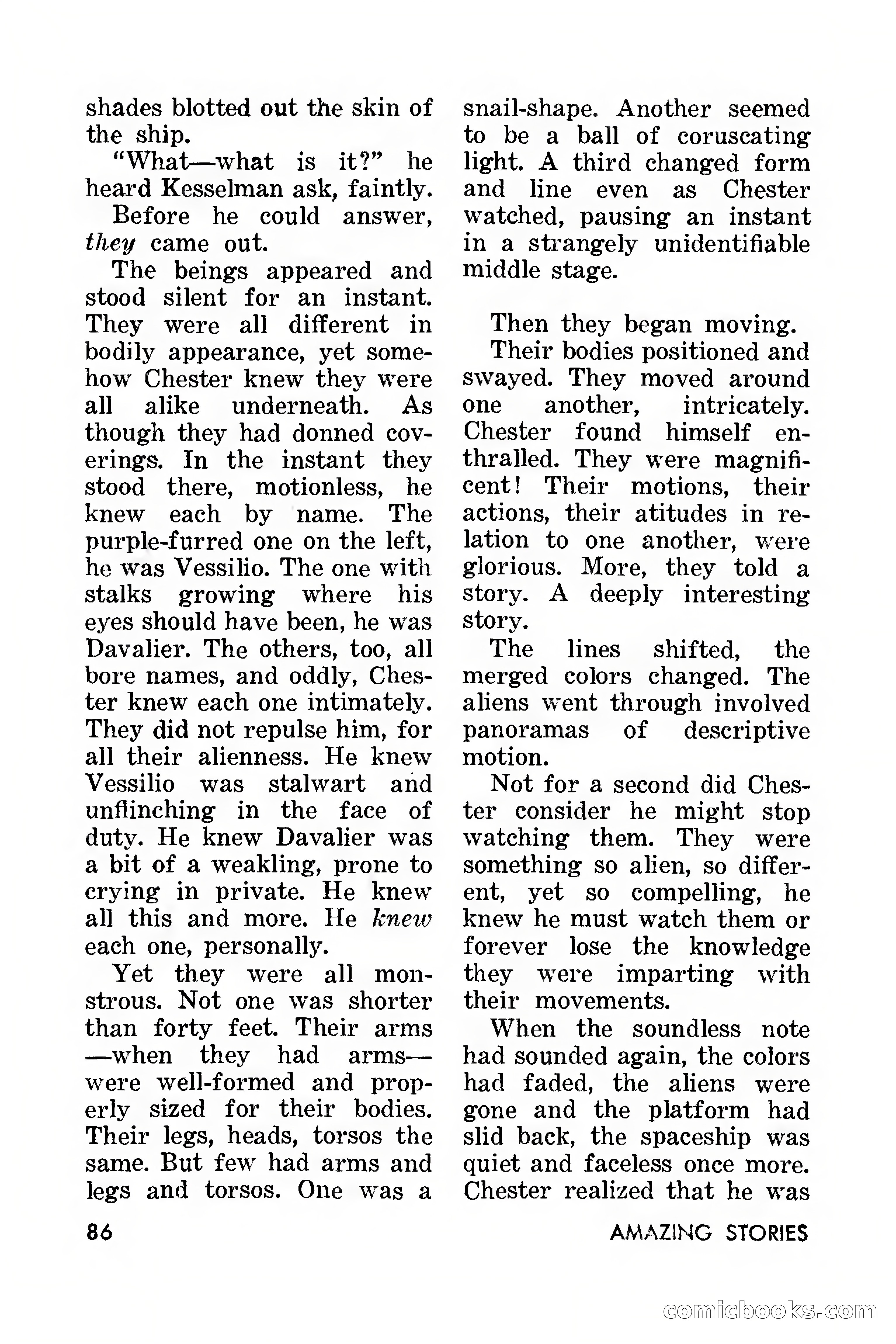 Amazing Stories, March 1957 — page 86 of 132