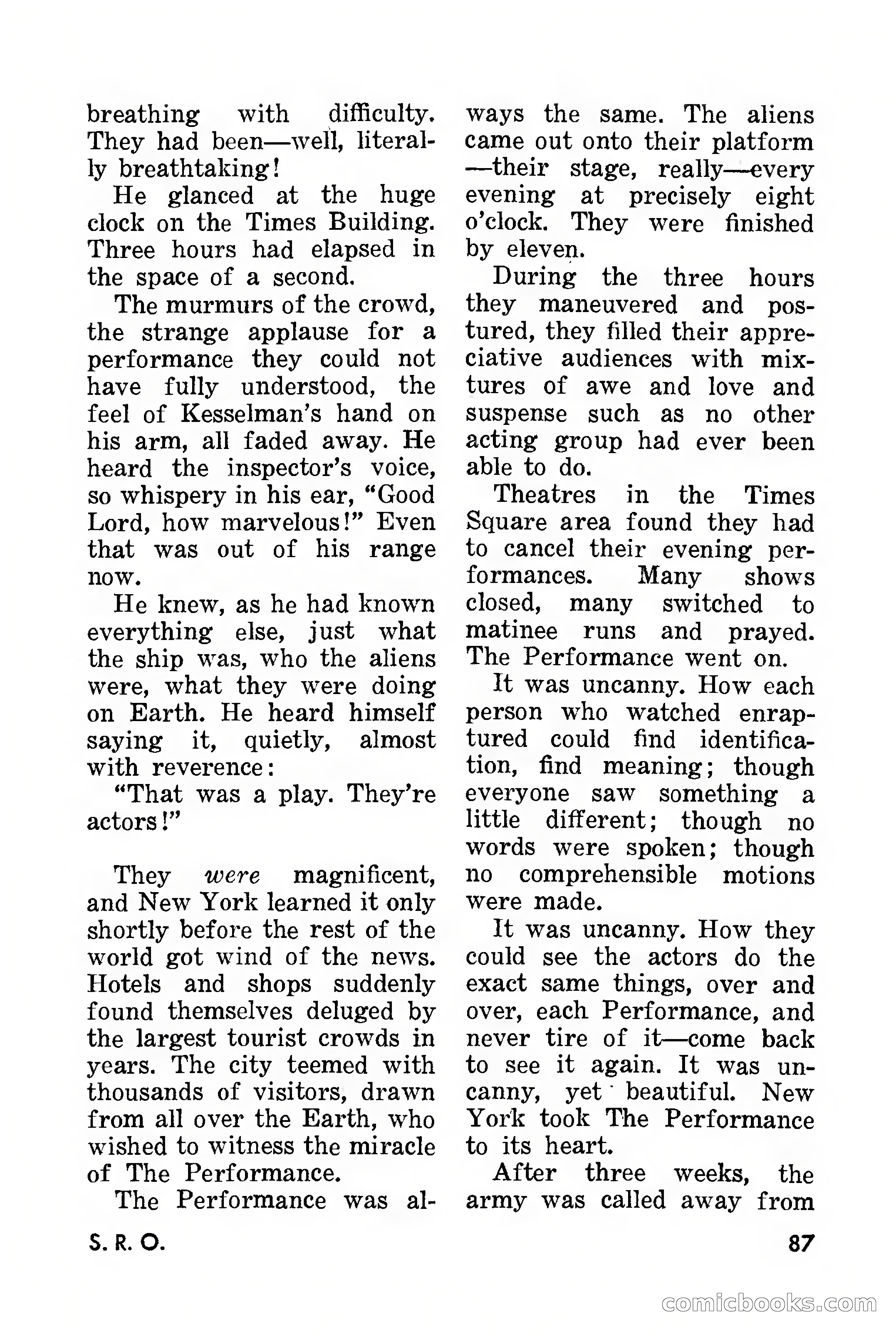 Amazing Stories, March 1957 — page 87 of 132
