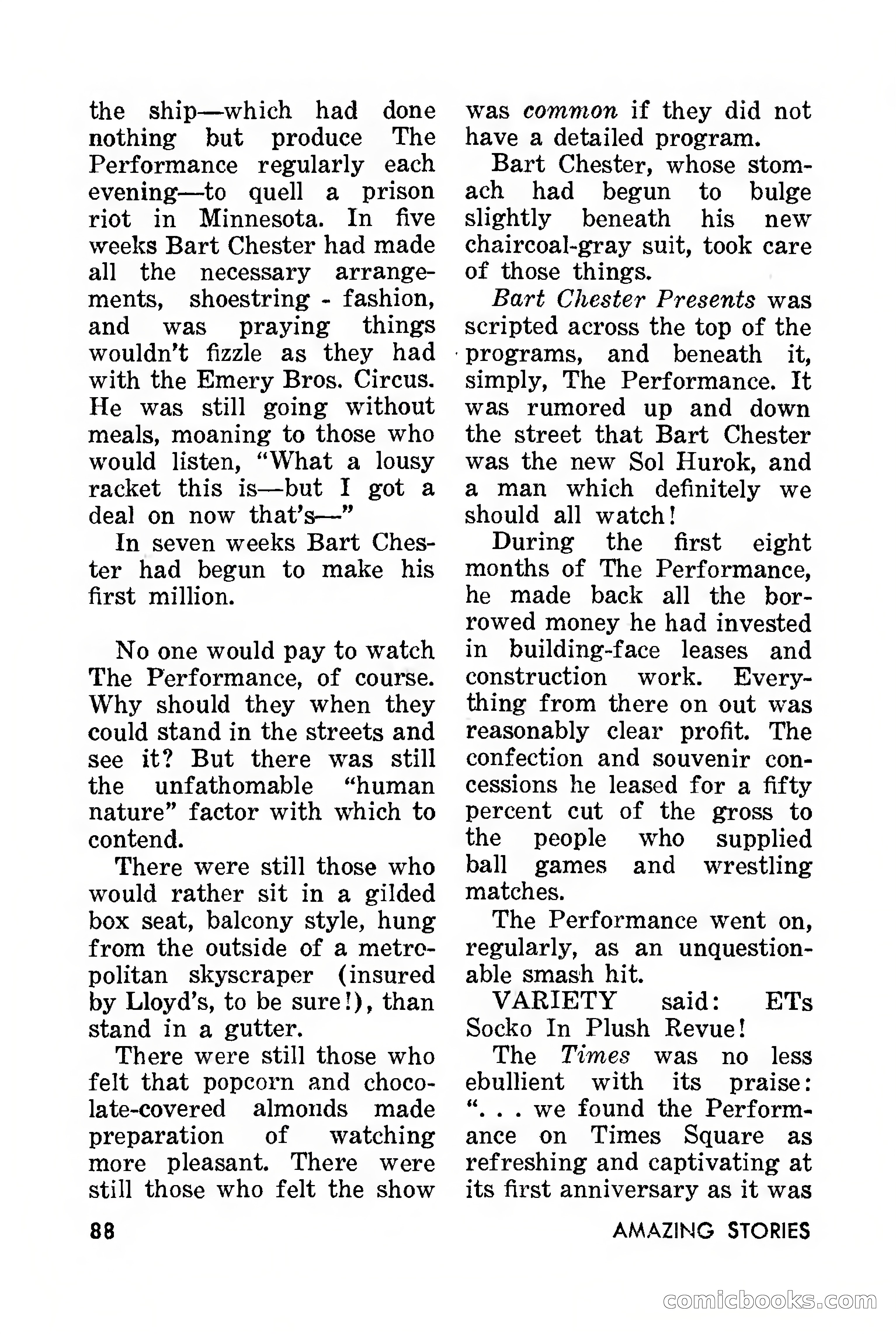 Amazing Stories, March 1957 — page 88 of 132