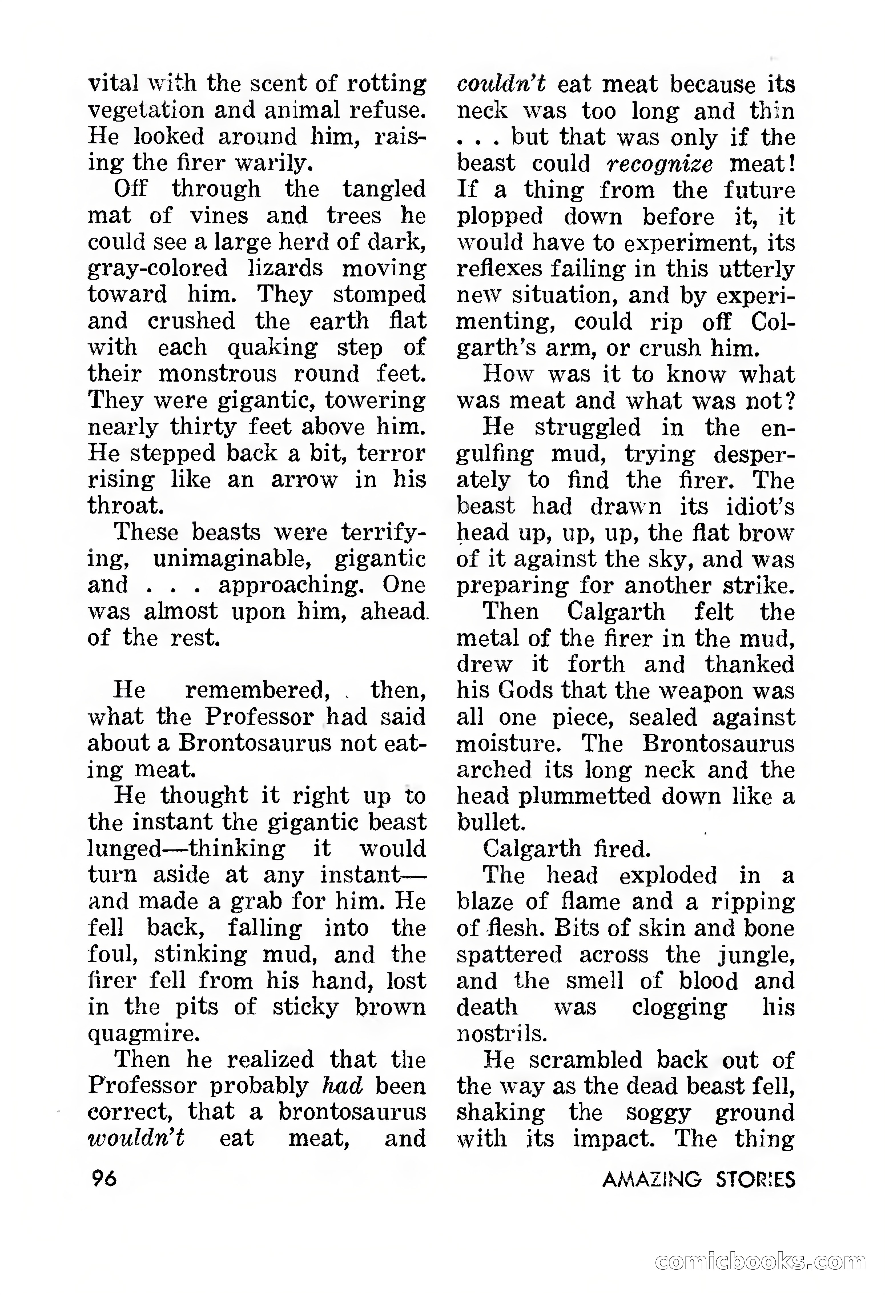 Amazing Stories, March 1957 — page 96 of 132