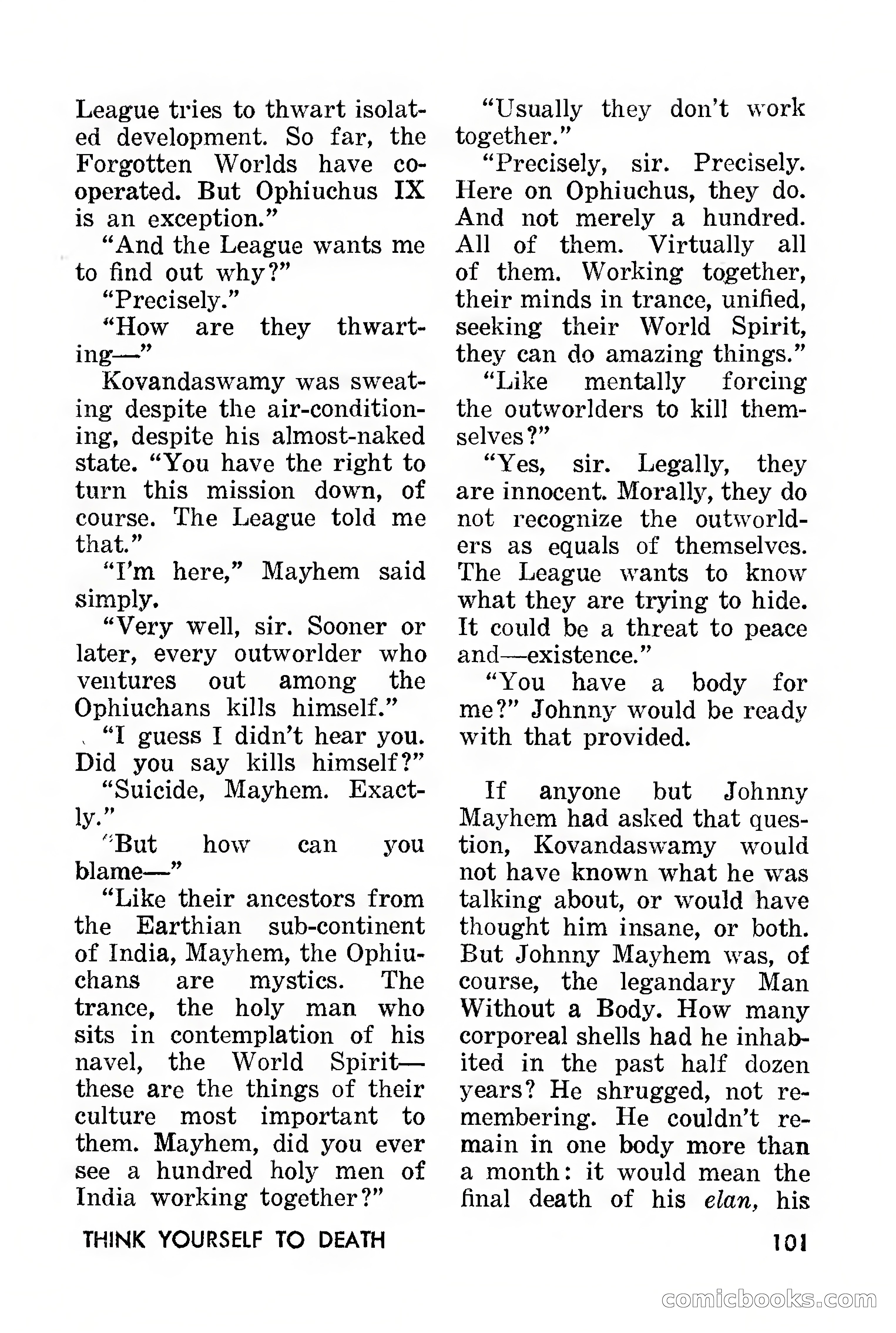 Amazing Stories, March 1957 — page 101 of 132