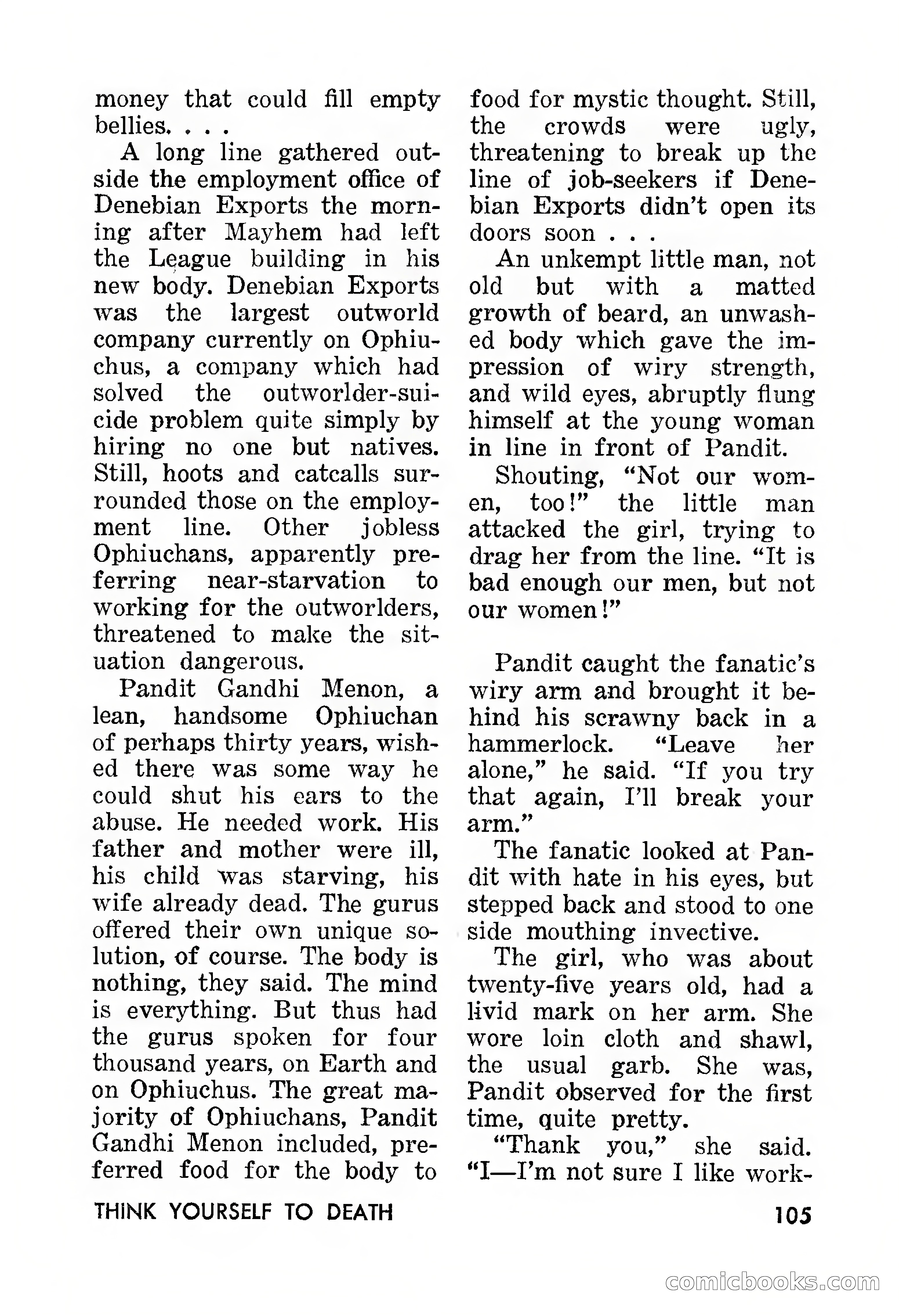 Amazing Stories, March 1957 — page 105 of 132