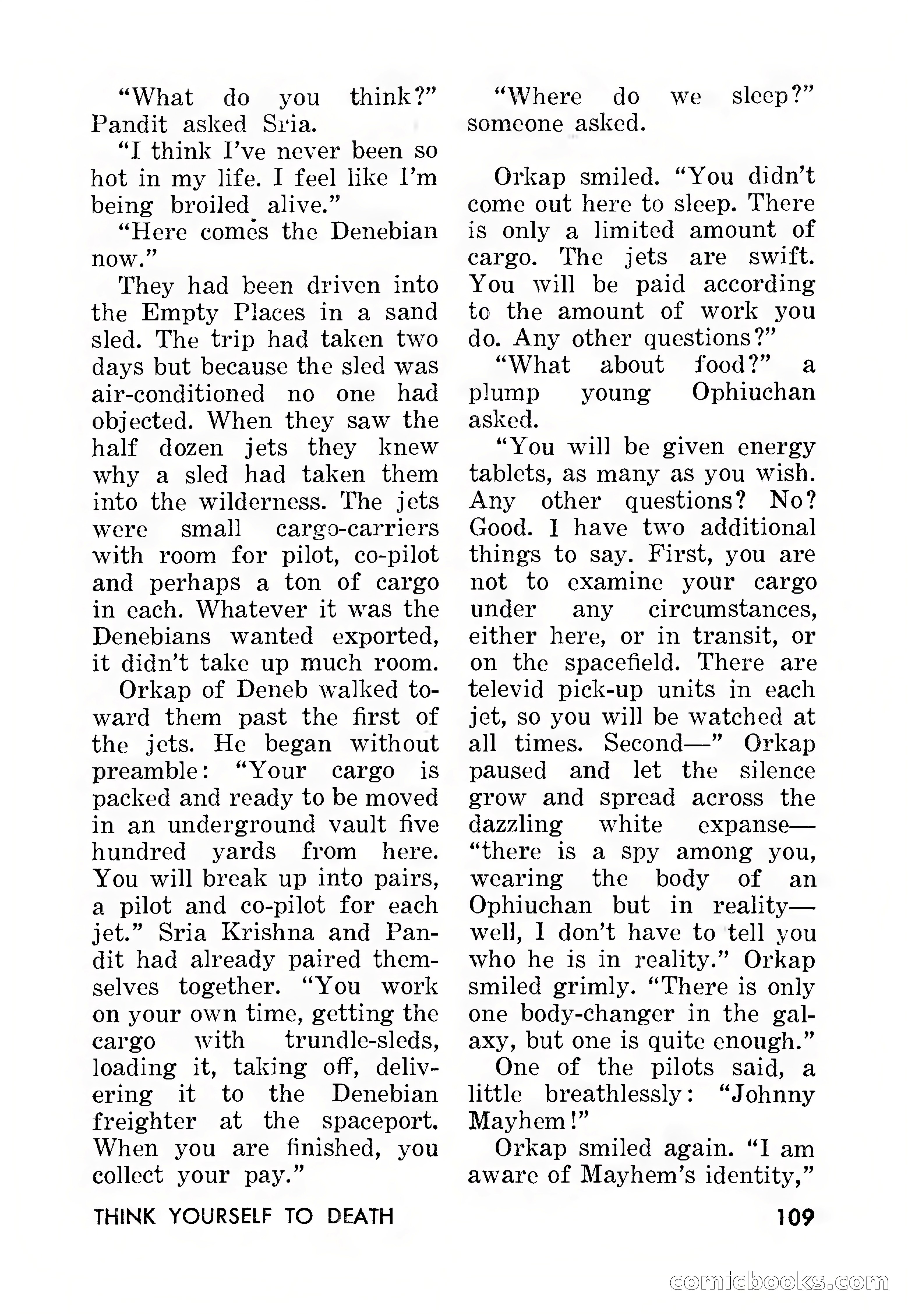 Amazing Stories, March 1957 — page 109 of 132
