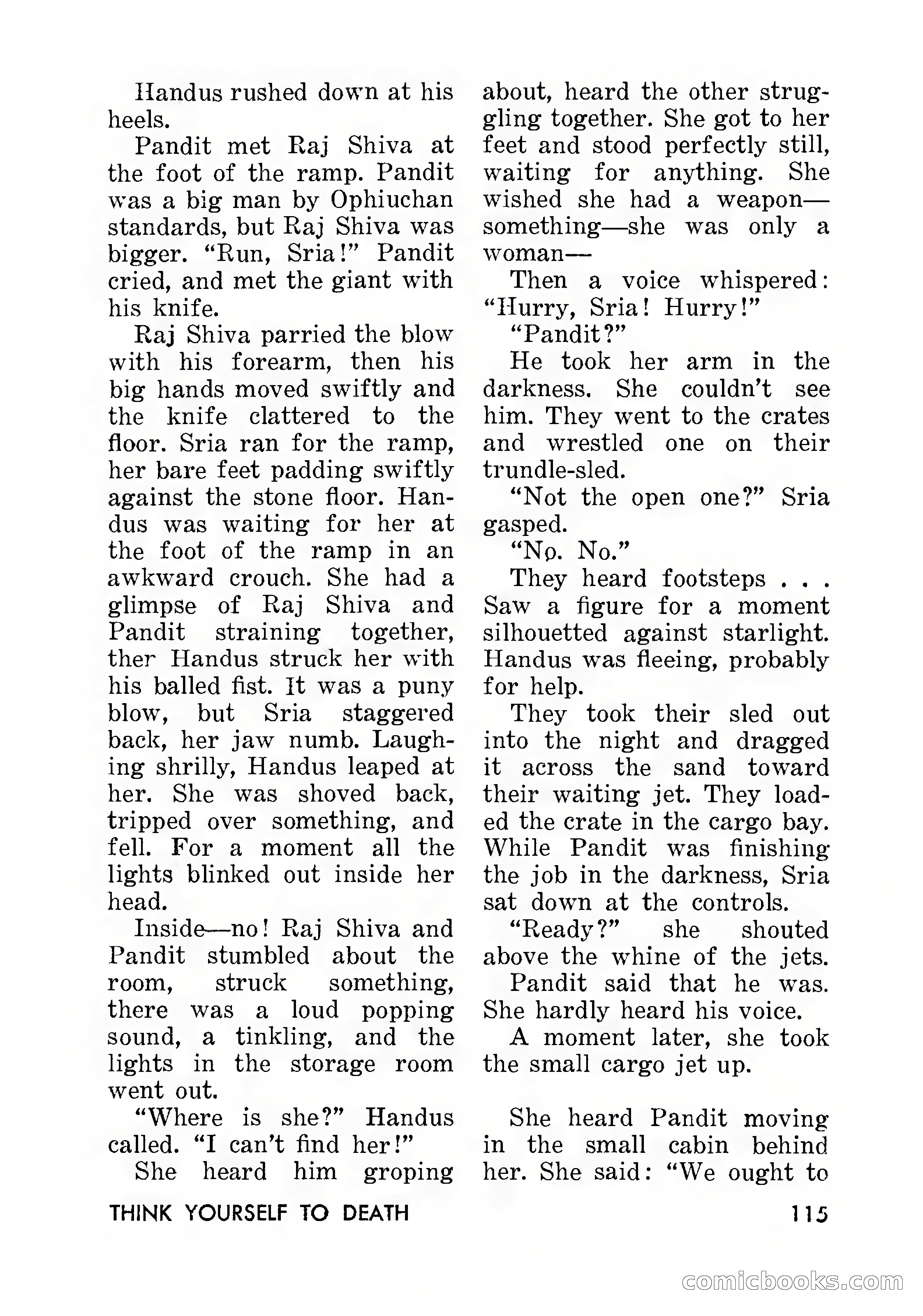 Amazing Stories, March 1957 — page 115 of 132