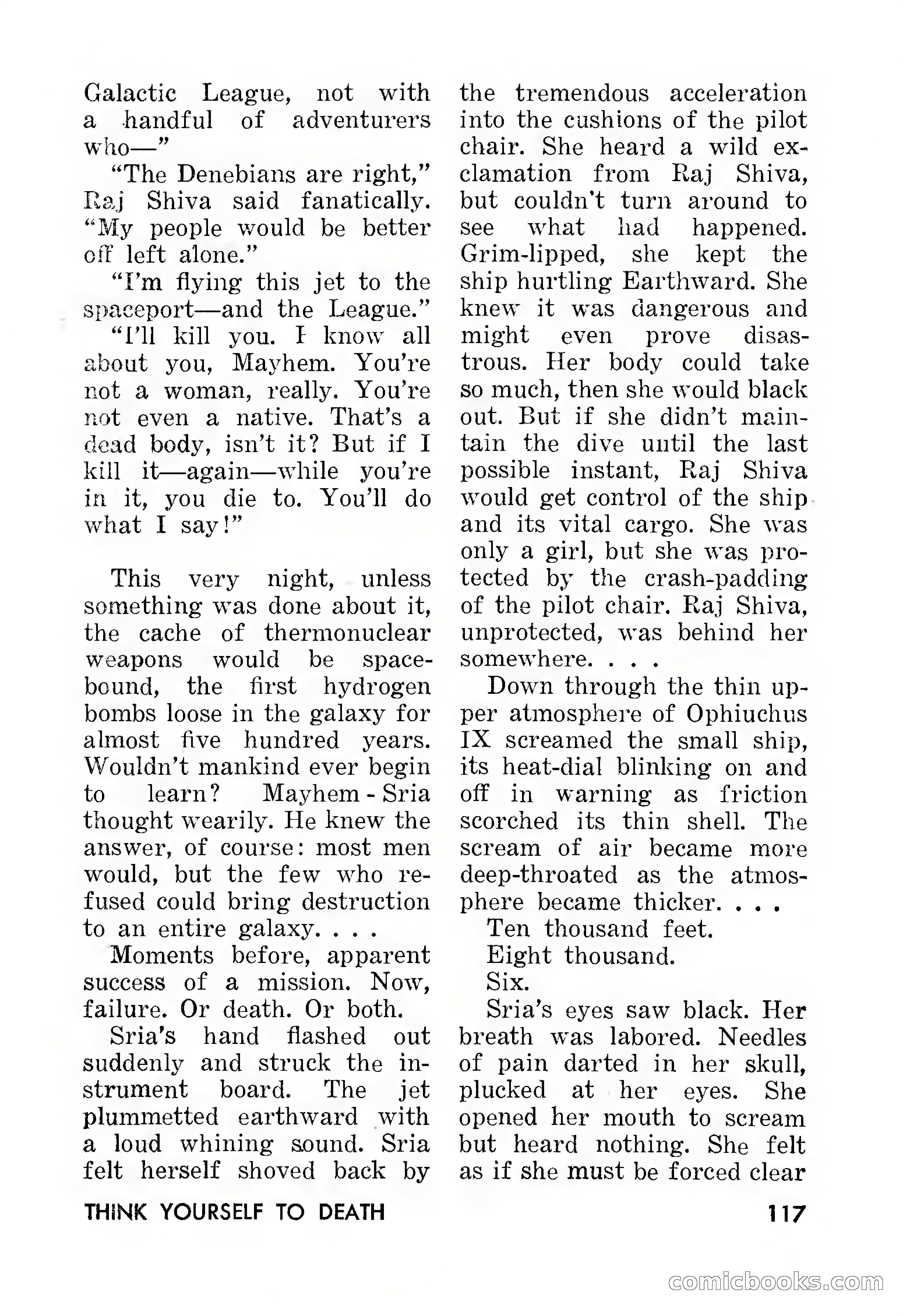 Amazing Stories, March 1957 — page 117 of 132