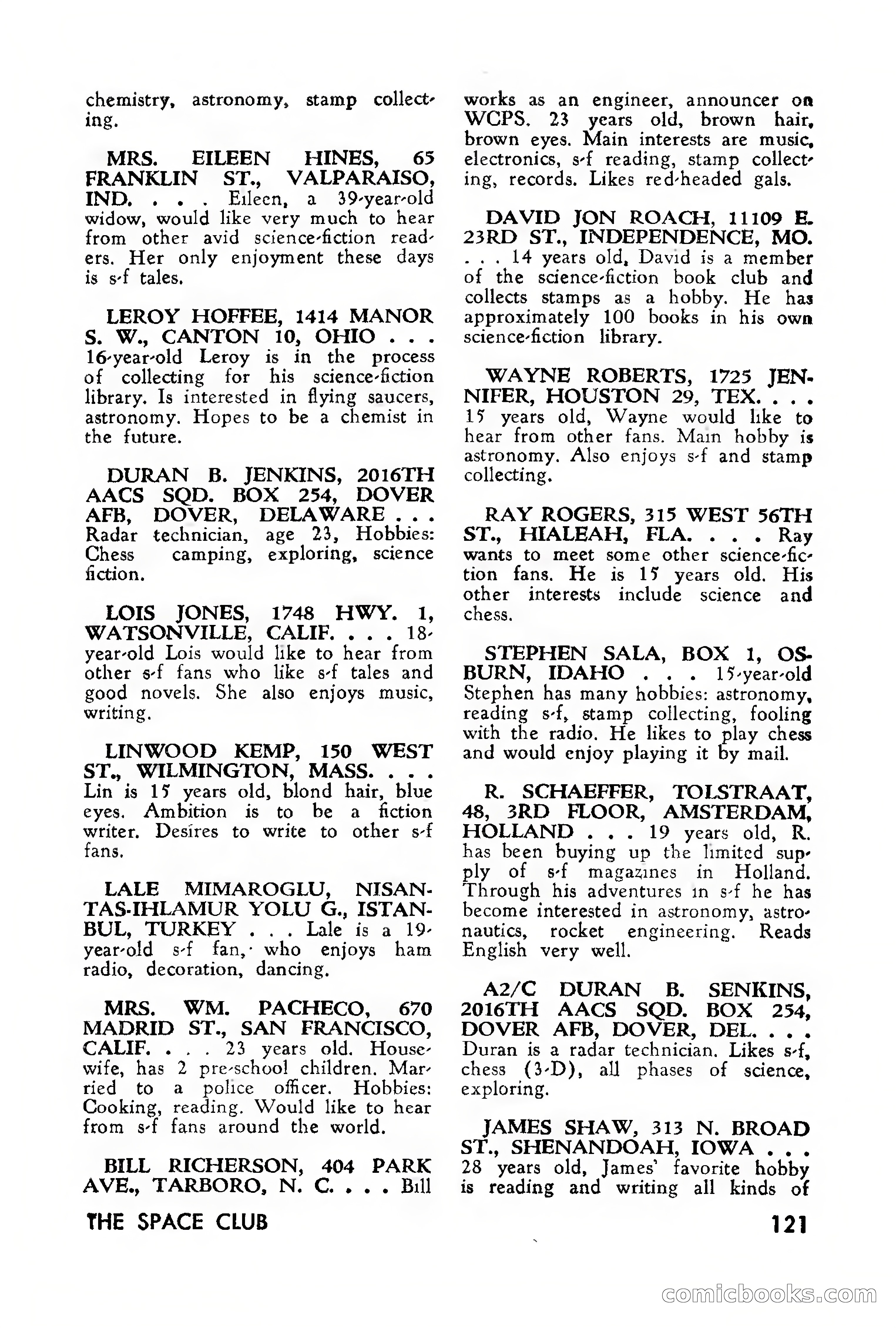 Amazing Stories, March 1957 — page 121 of 132