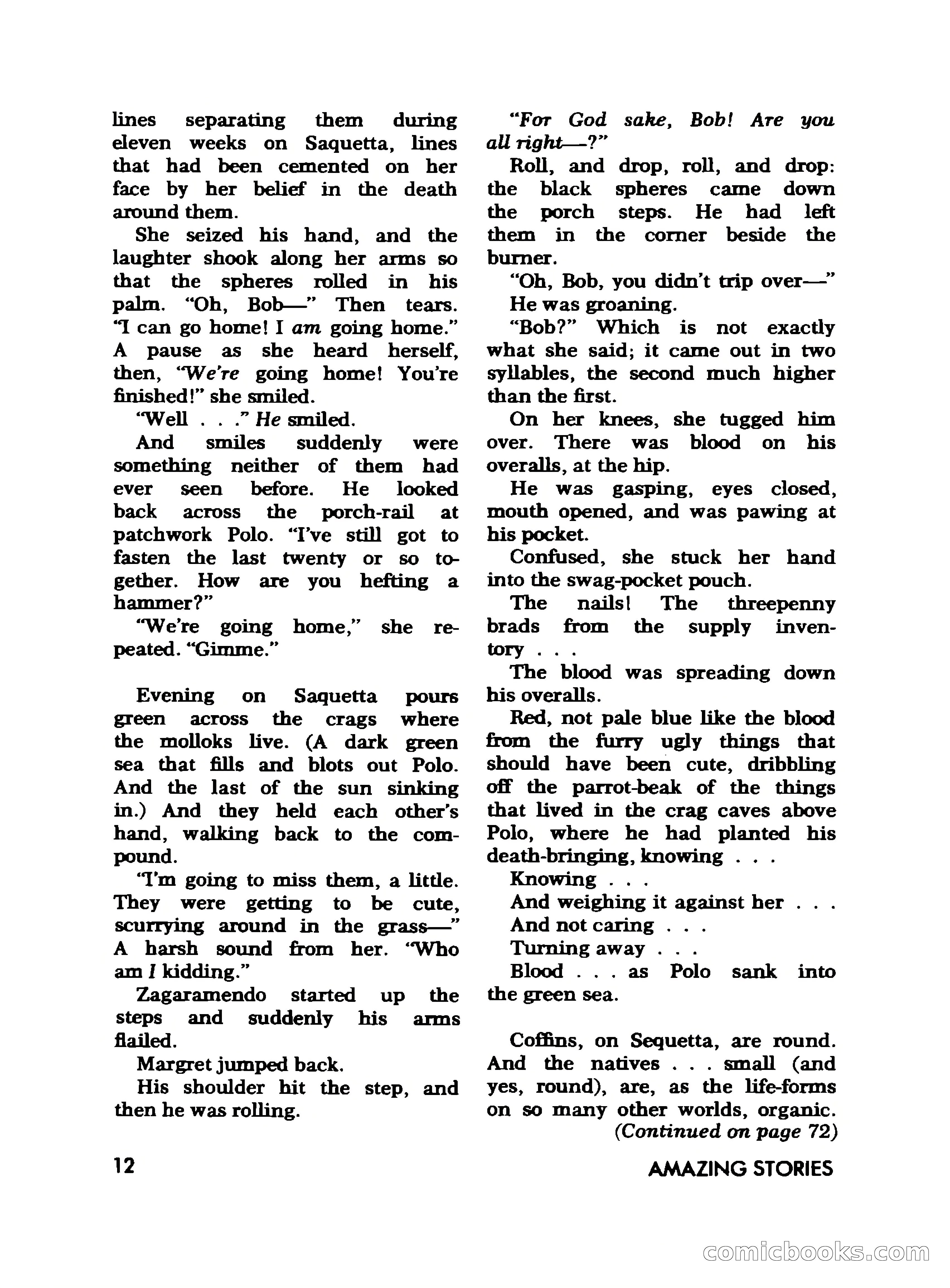 Amazing Stories, November 1968 — page 12 of 148