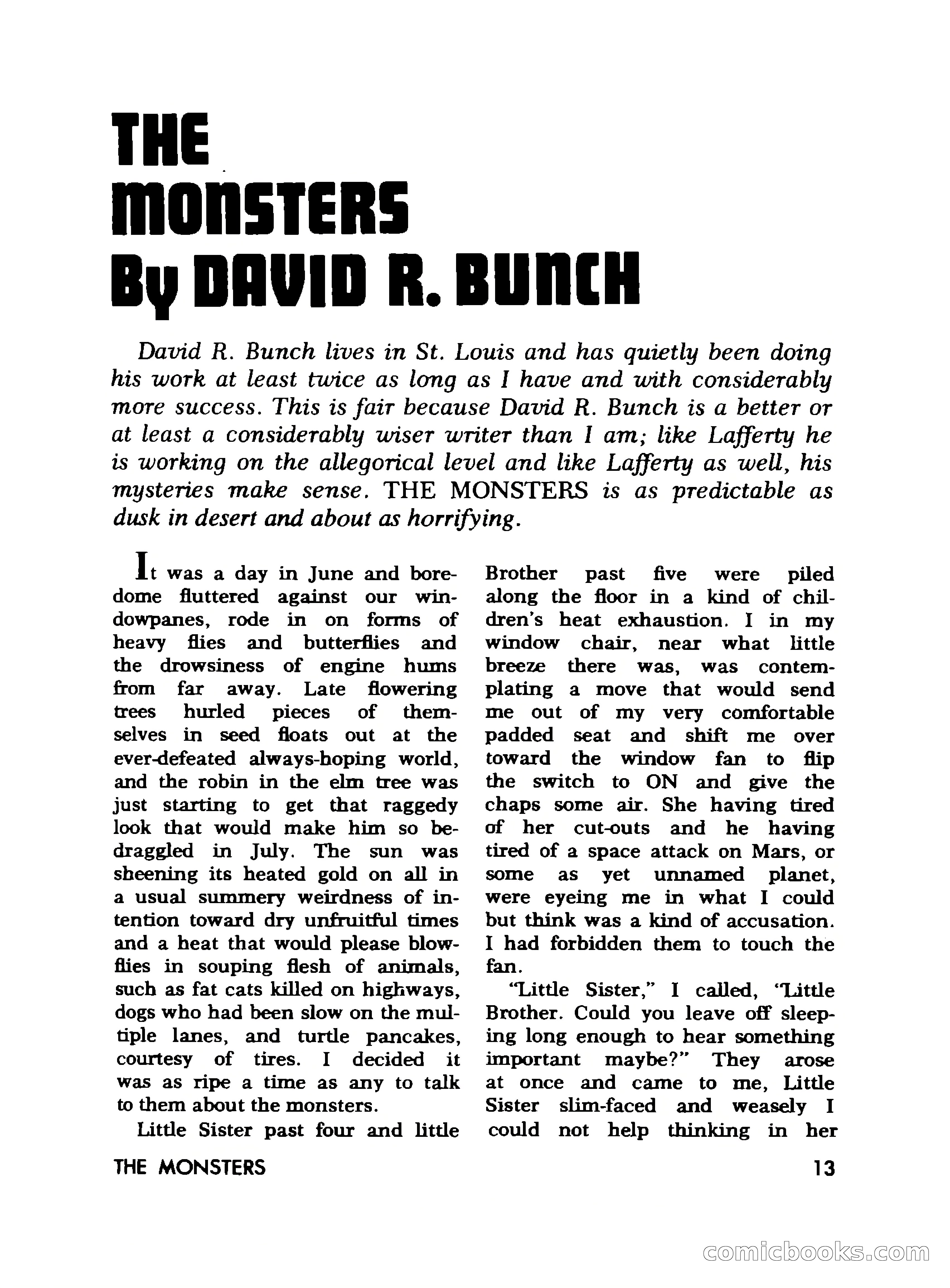 Amazing Stories, November 1968 — page 13 of 148